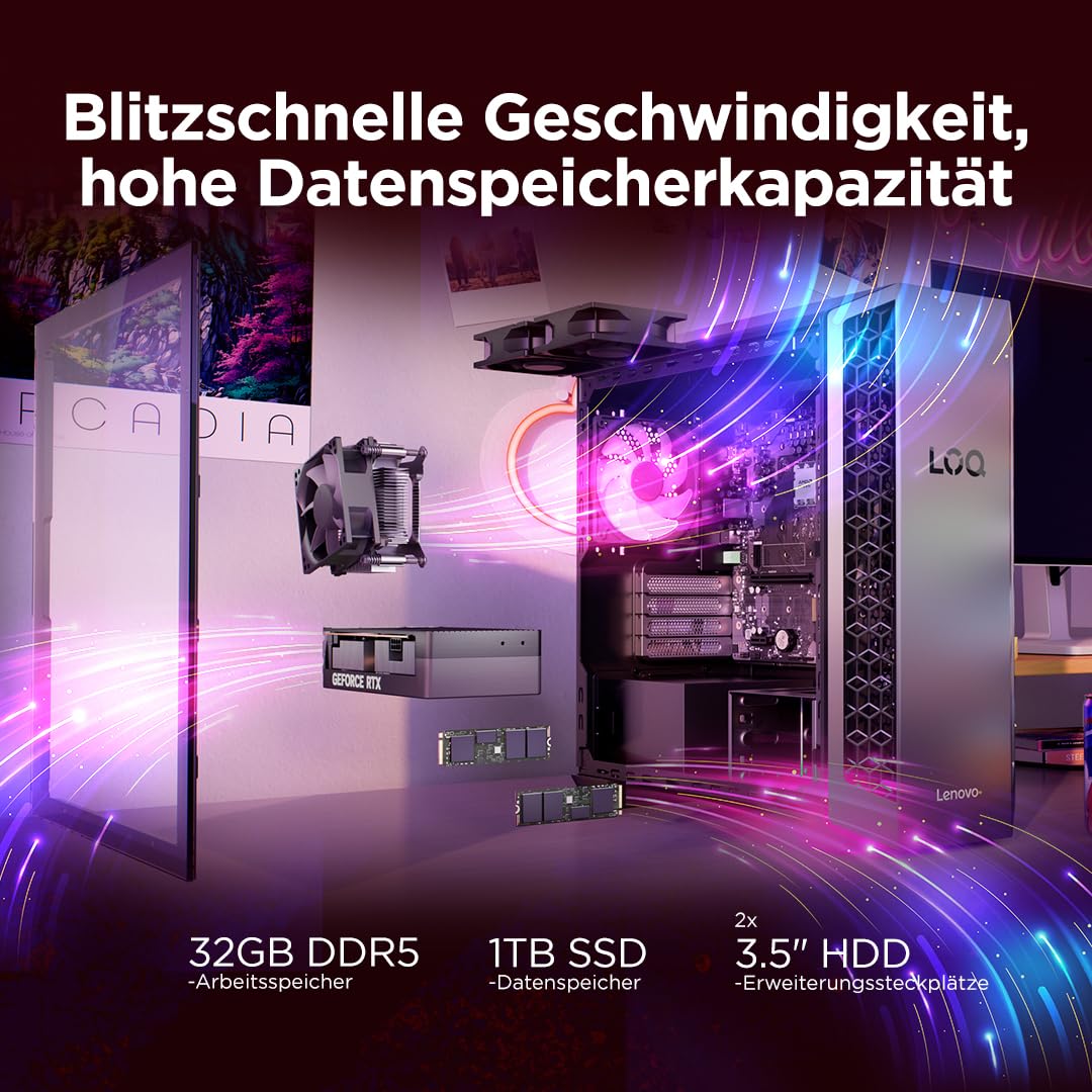 Lenovo LOQ Tower 26ADR10 Gaming Desktop-PC