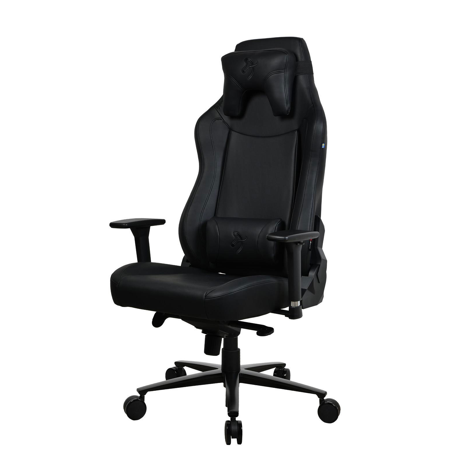 Arozzi Vernazza XL SoftPU Gaming-Stuhl, Pure Black