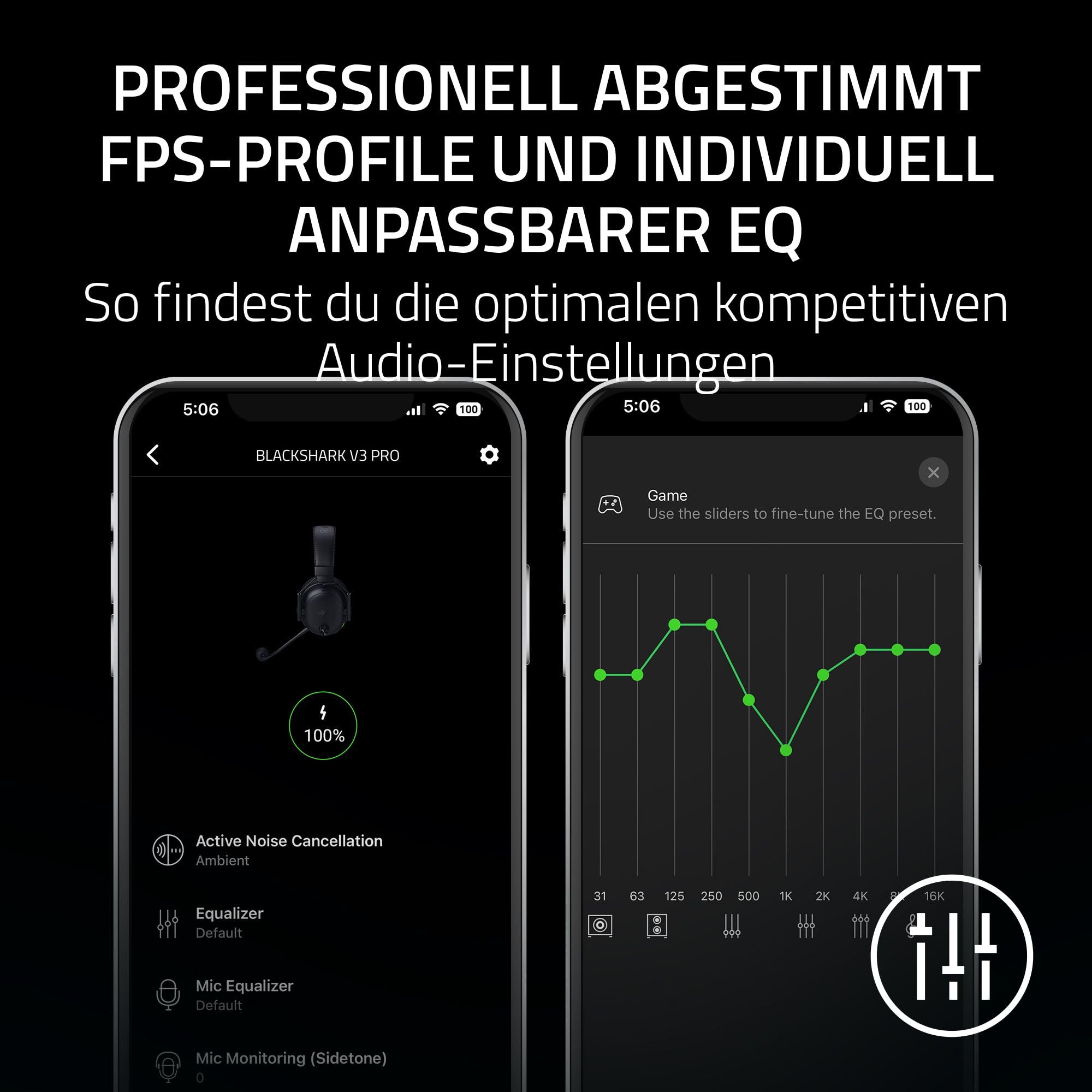 Razer BlackShark V3 Pro Xbox S|X - Kabelloses E-Sport-Headset mit ANC