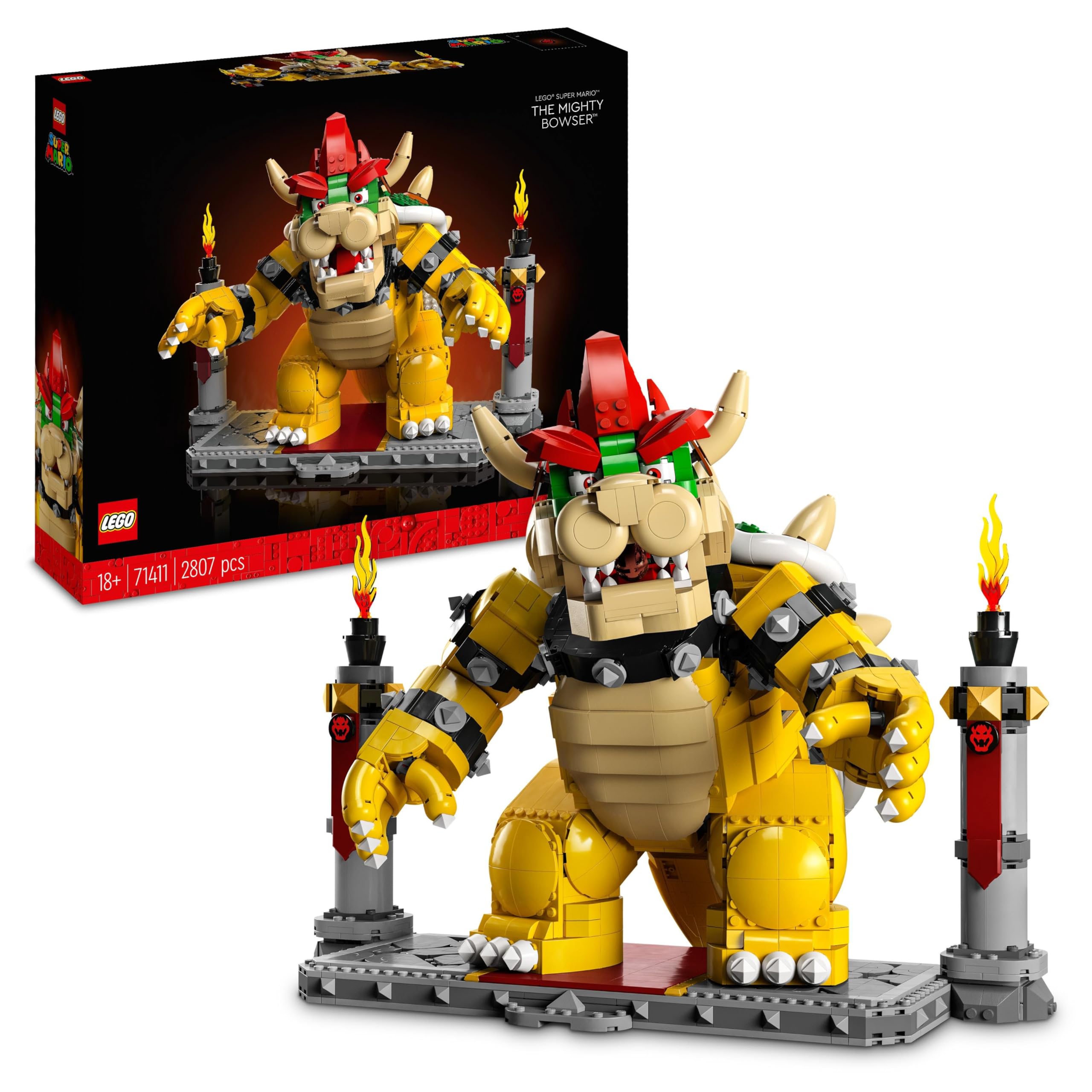 LEGO Super Mario Der mächtige Bowser, 3D-Modell-Bausatz 71411