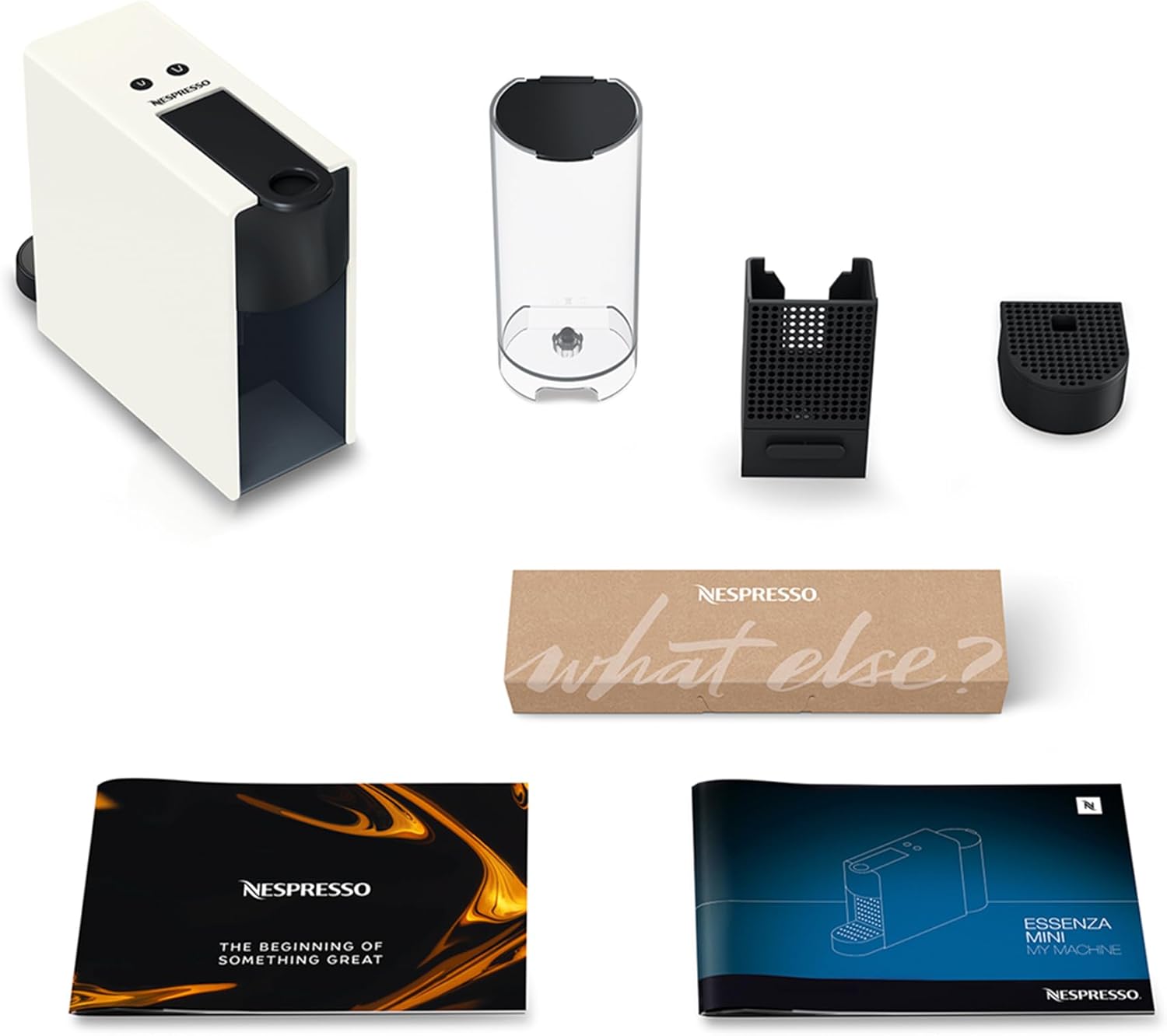Krups XN1101 Essenza Mini Nespressomaschine Weiß