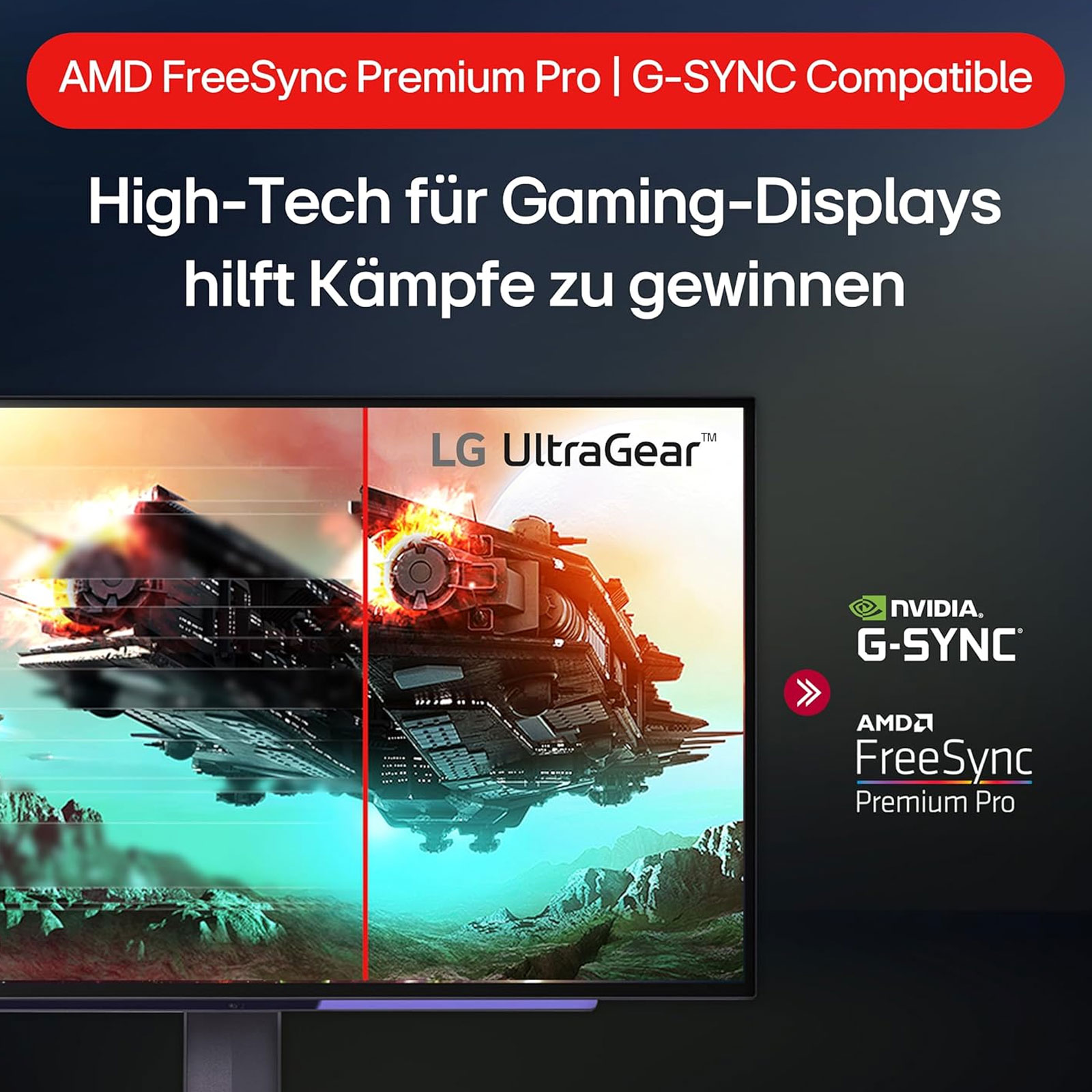 LG Electronics 27GS95QX-B.AEU UltraGear™ Gaming OLED-Monitor