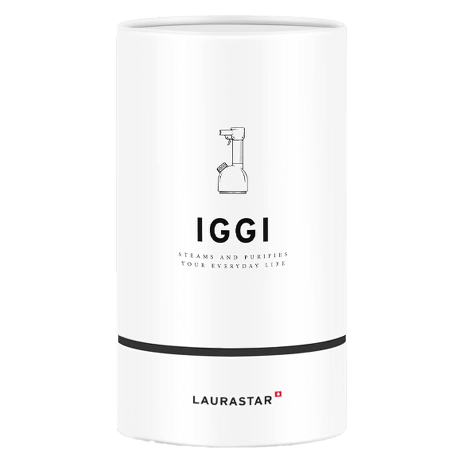 LAURASTAR IGGI Pure White Steamer (Dampfbürste, 3,9 bar, Transportbeutel)