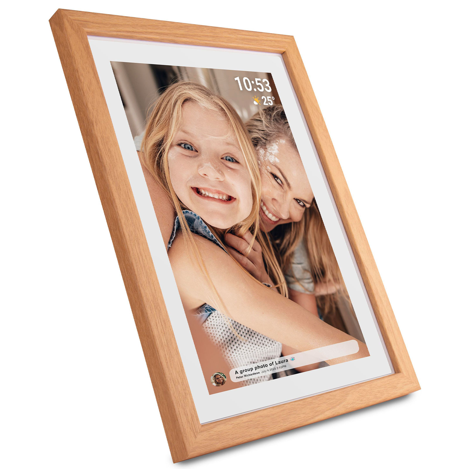 DENVER PFF-1040LW WiFi Frameo Digitaler Bilderrahmen (10,1")