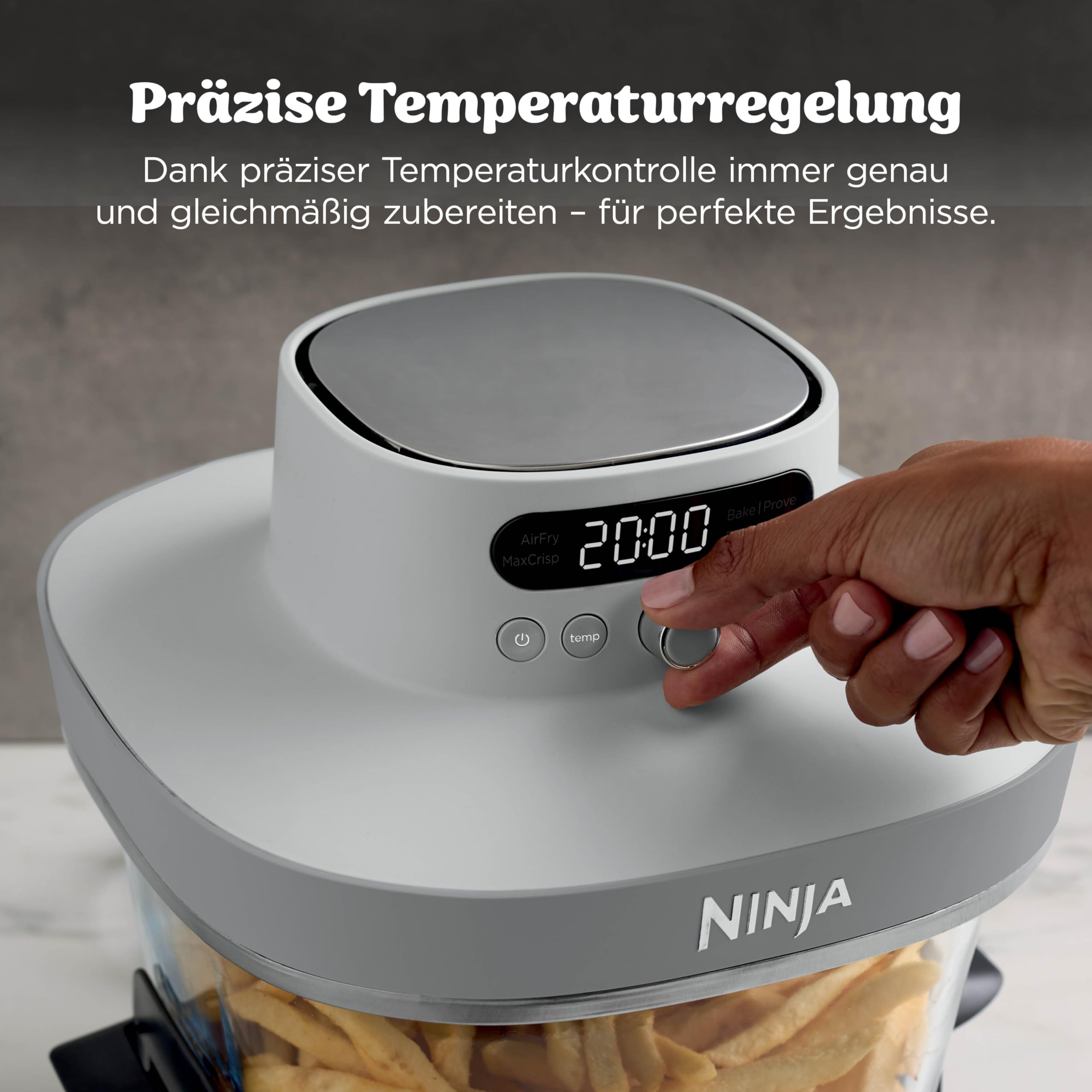 NINJA AS090EUWH Crispi Pro White Heißluftfritteuse