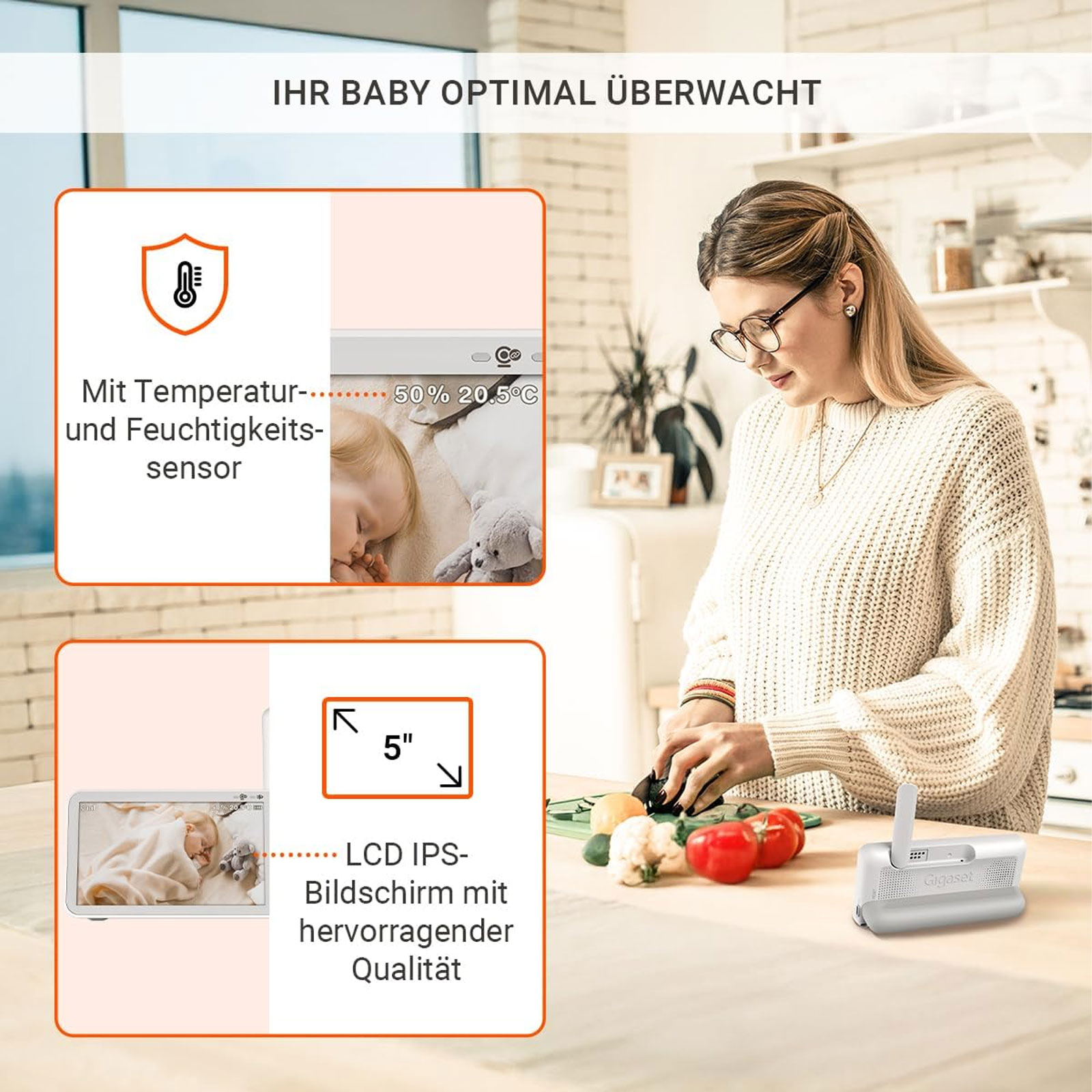 Gigaset BABY 500 Video Babyphone Gigaset BABY 500 Video Babyphone