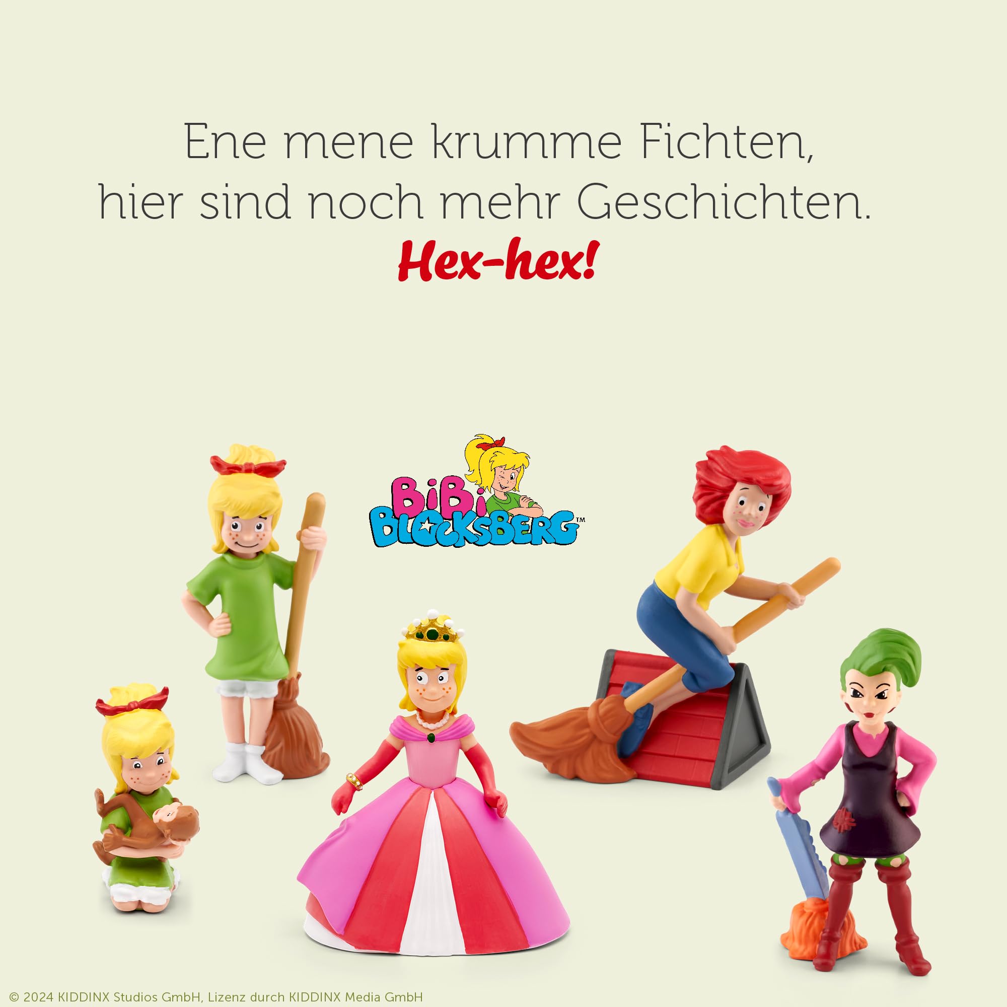 tonies Hörfiguren Plüsch für Toniebox, Bibi Blocksberg erzählt Hexengeschichten