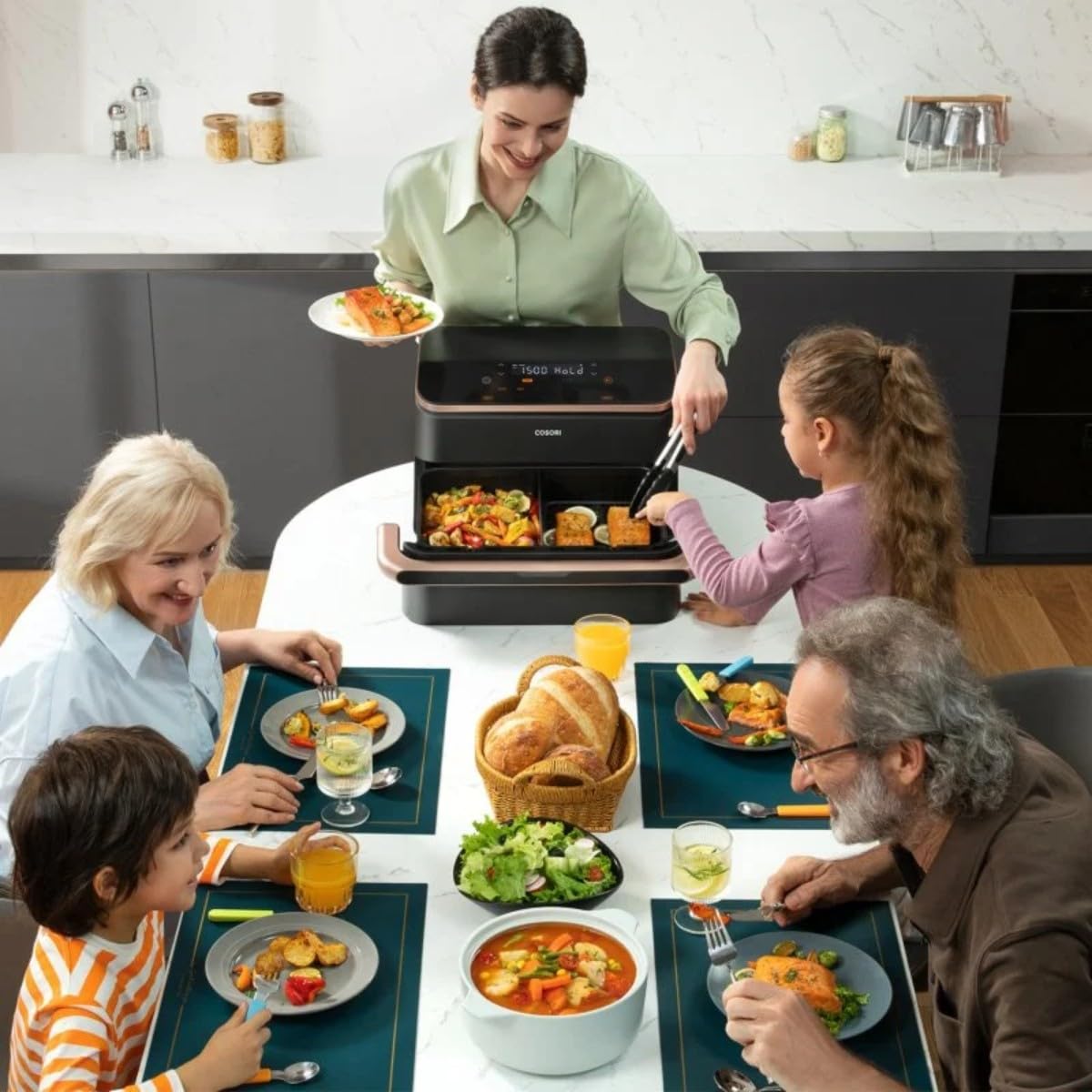 Cosori CAF-TF101S-AEUR Dual Blaze Heißluftfritteuse