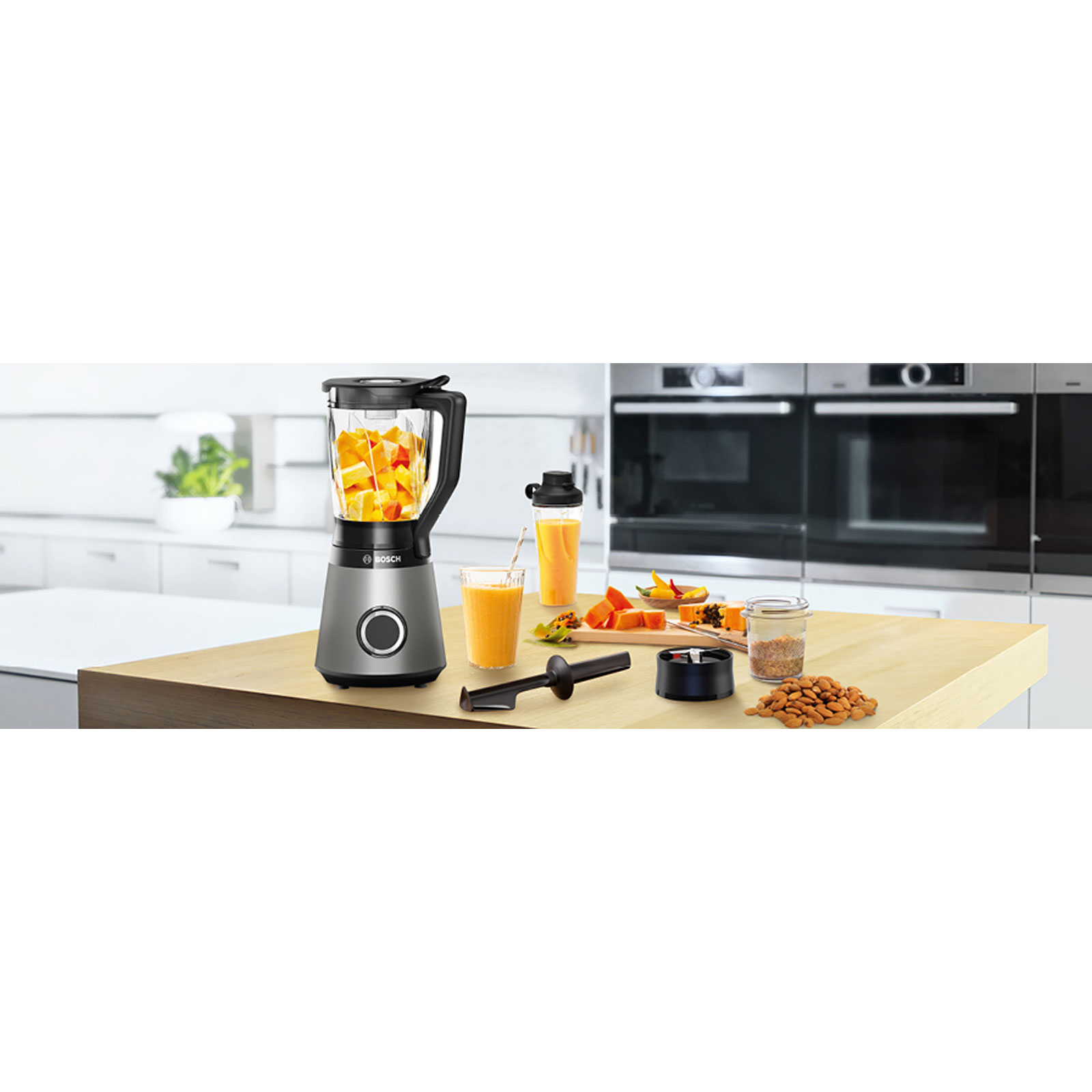 Bosch MMB6177S Standmixer, VitaPower Serie | 4, 1200 W, Silber Bosch MMB6177S Standmixer, VitaPower Serie | 4, 1200 W, Silber