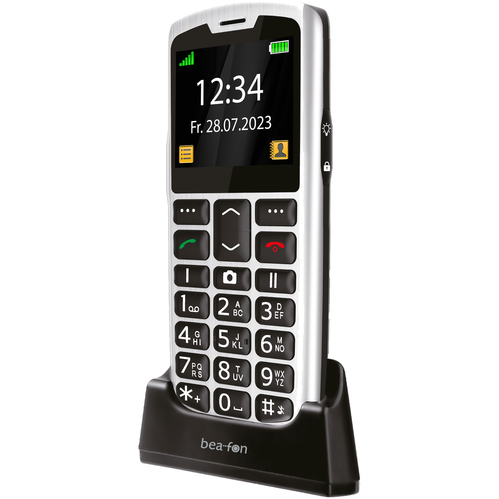 Beafon LTE  Handy (Silber- Schwarz)