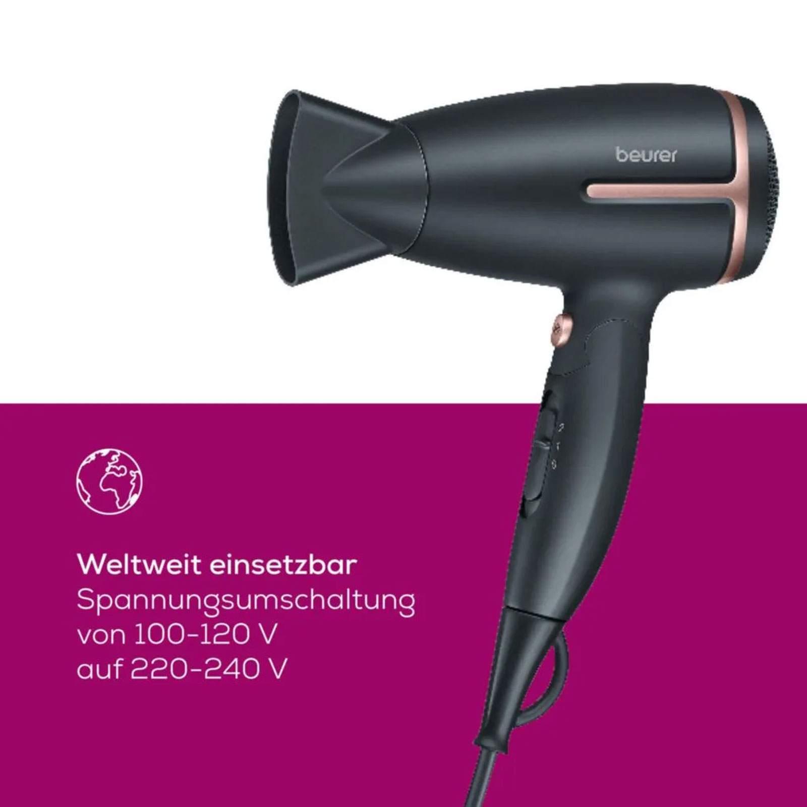 BEURER HC 25 Limited Edition Reisehaartrockner