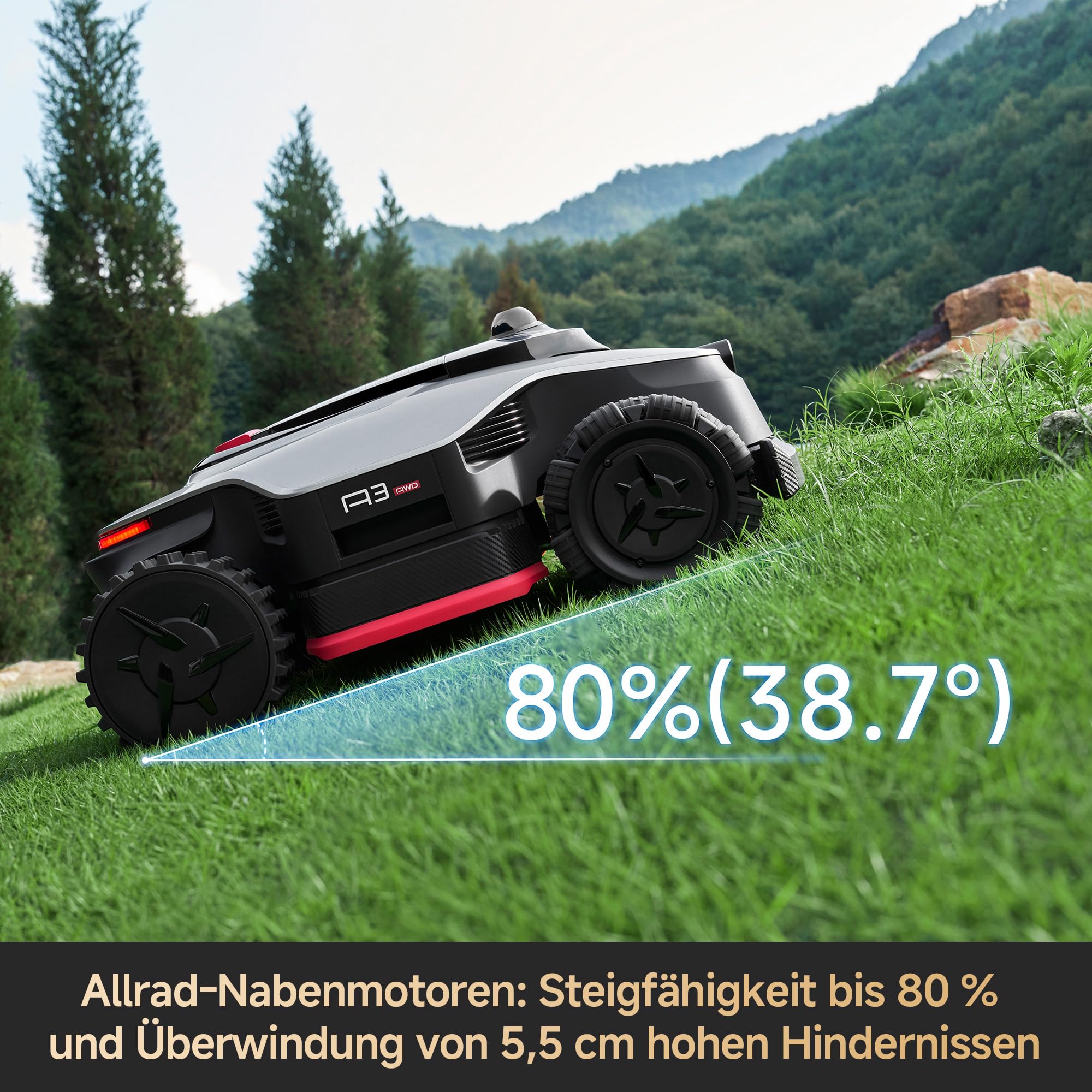 DREAME A3 AWD Pro 3500 Robot-Rasenmäher, für 3500 m²
