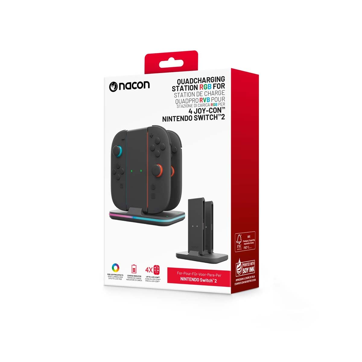 Nacon Ladestation für Les JCon für Switch 2