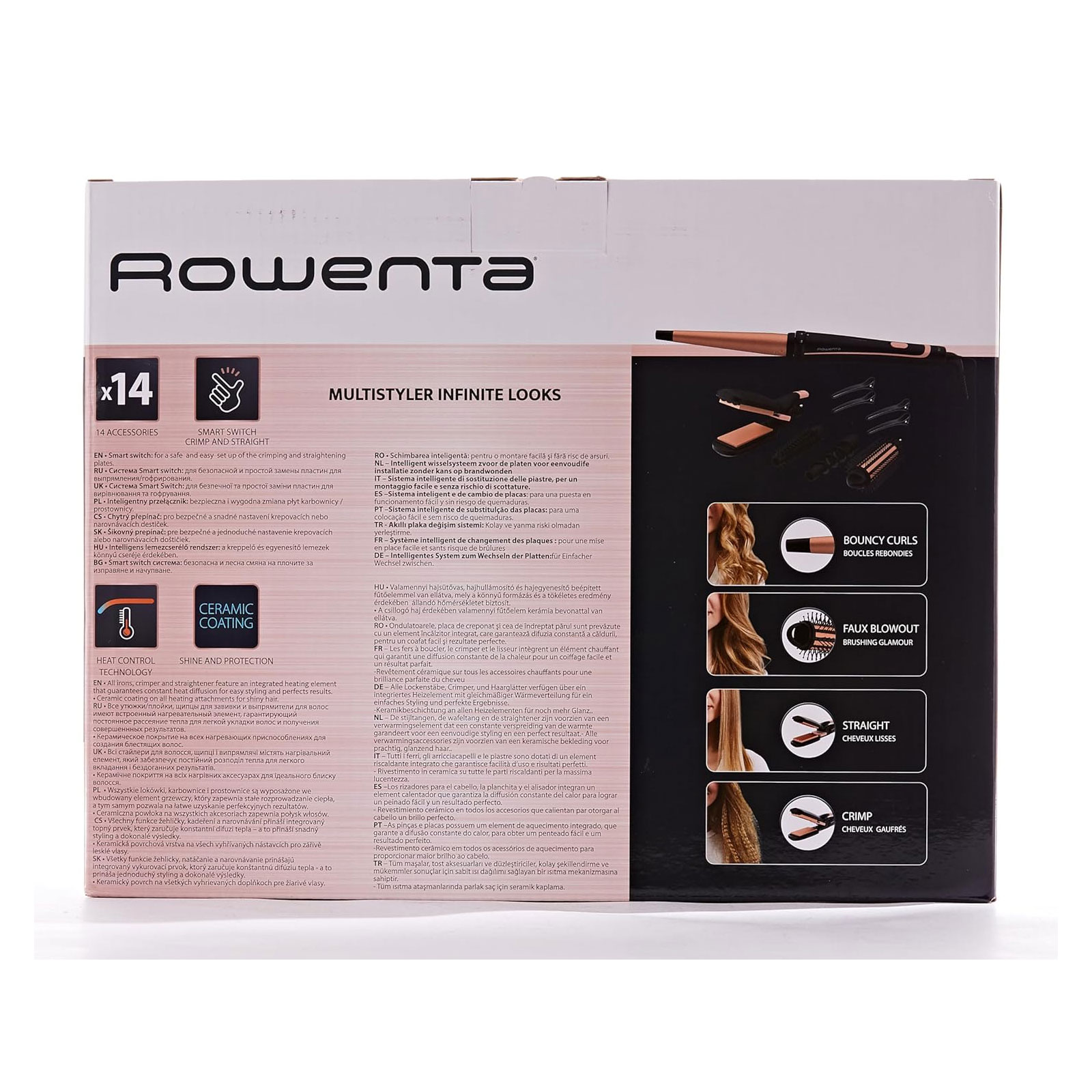 Rowenta CF4231 Infinite Looks 14-in-1 Multistyler