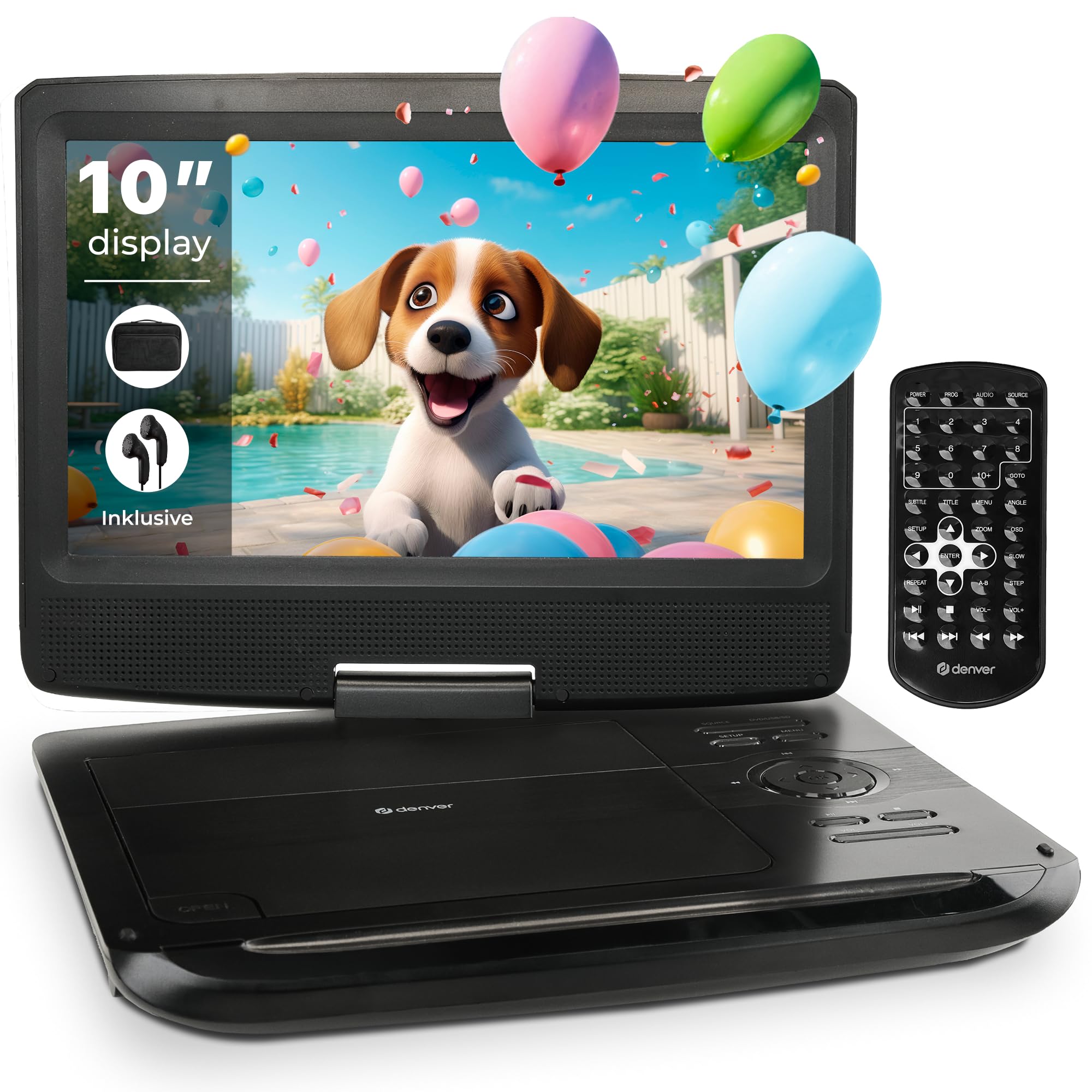 Denver MT-1097 Tragbarer DVD-Player