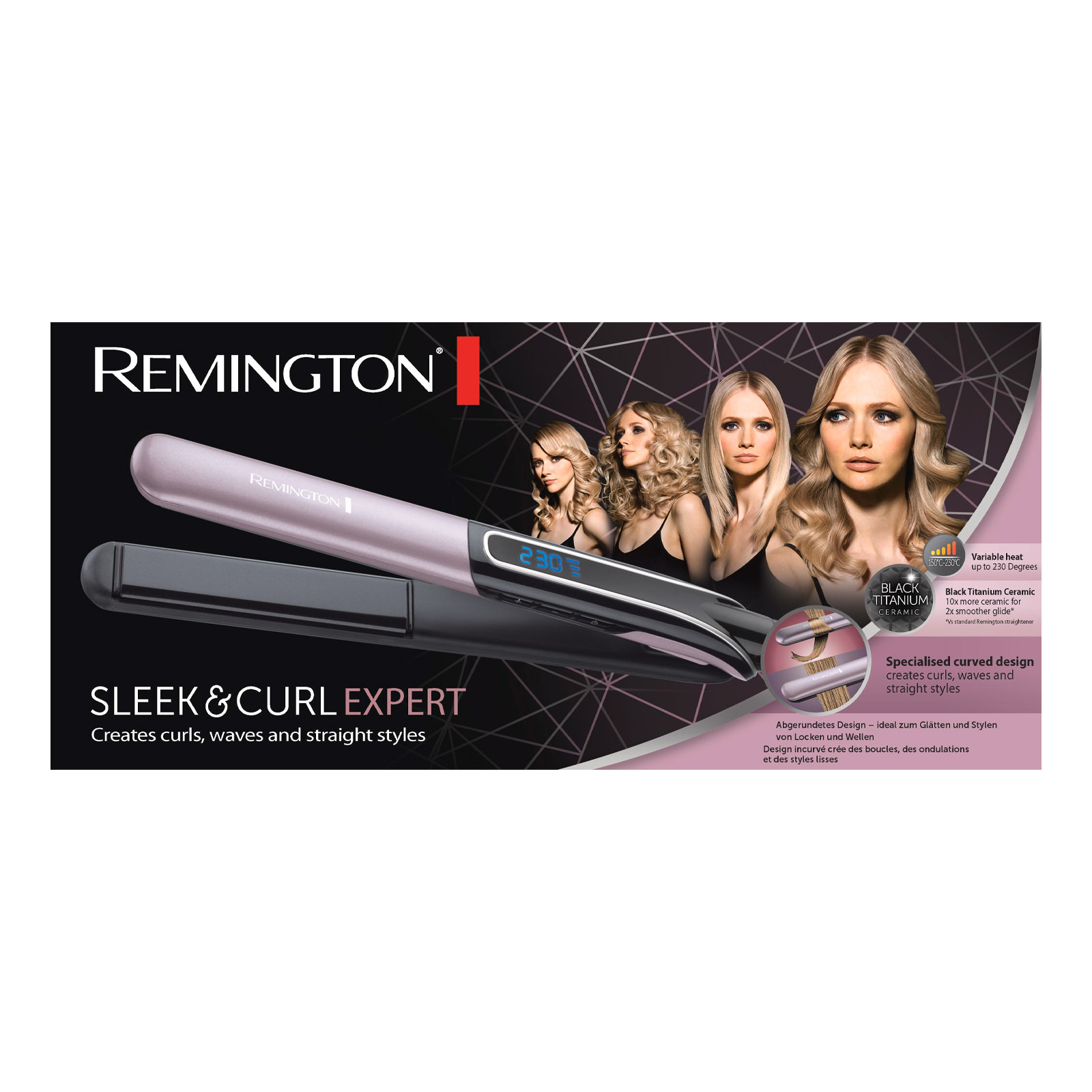 Remington Haarglätter S 6700 Sleek & Curl Expert