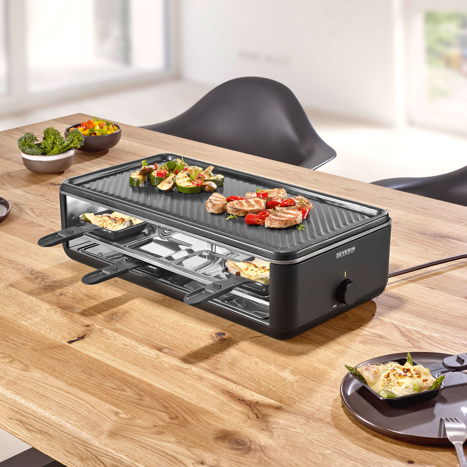 SEVERIN RG 2365 Black Line Lite Raclettegrill