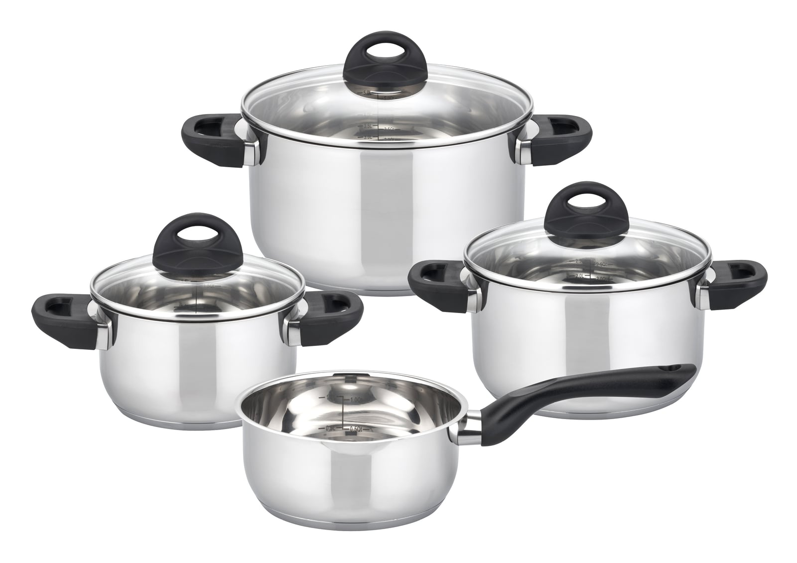 ELO Apollo Black Topfset 4-teilig