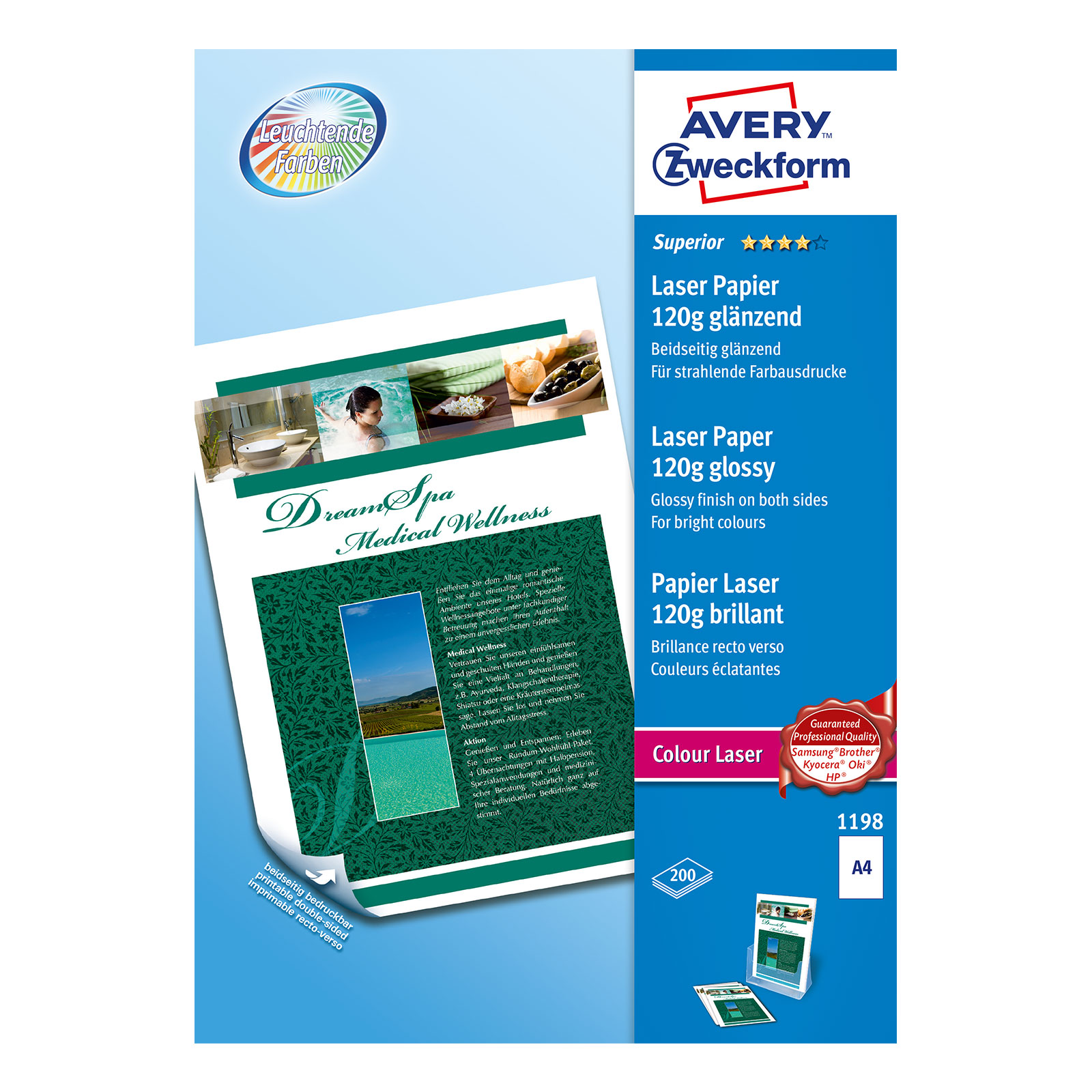 Avery Zweckform 1198 Superior Colour Druckerpapier