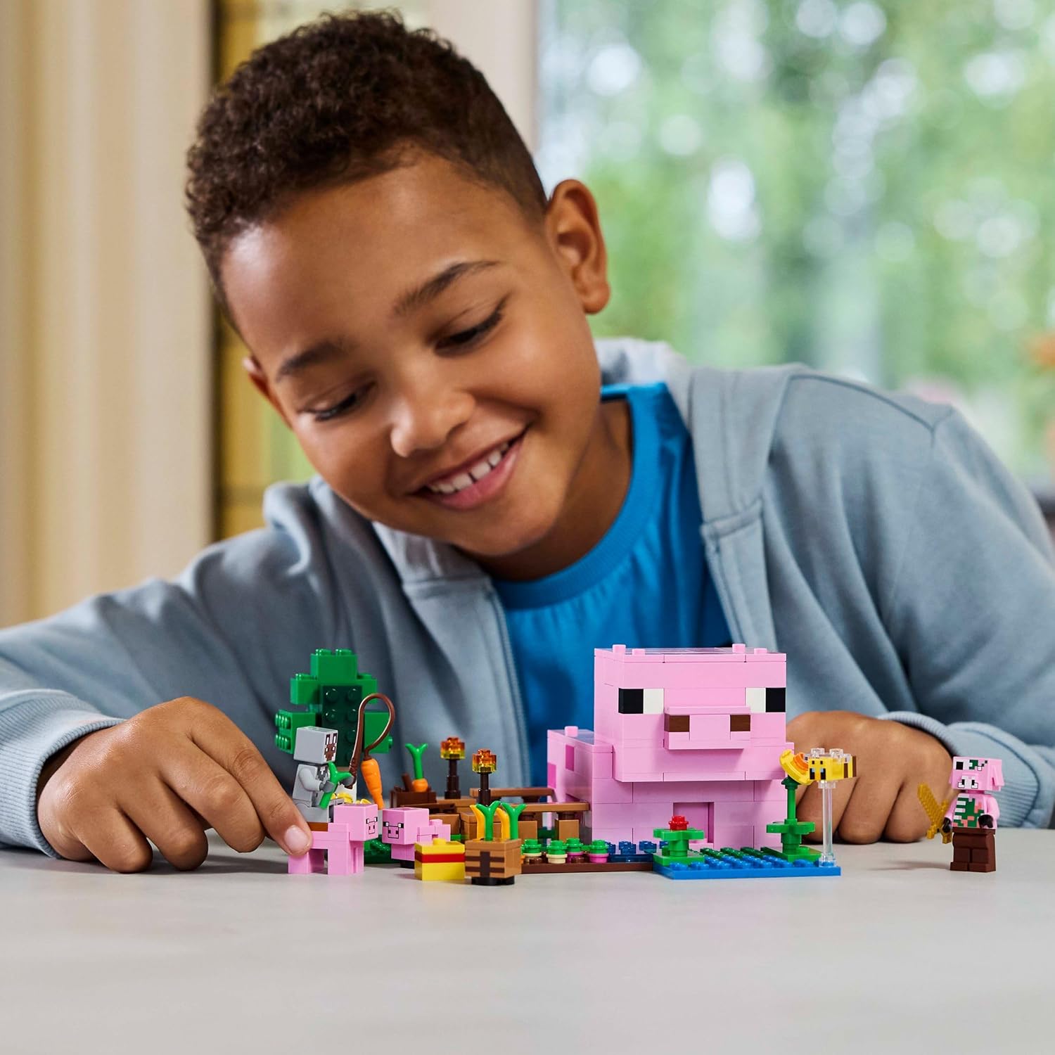 LEGO Minecraft Das Babyschwein-Haus 21268