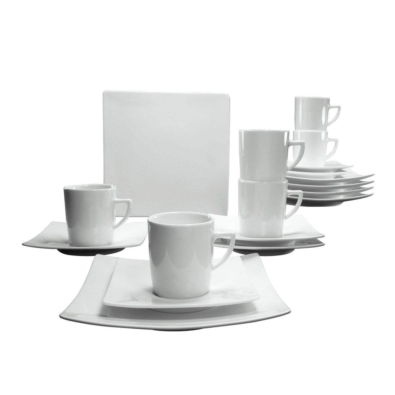 CreaTable, 17090, Serie New Elegance, Geschirrset Kaffeeservice 18 teilig