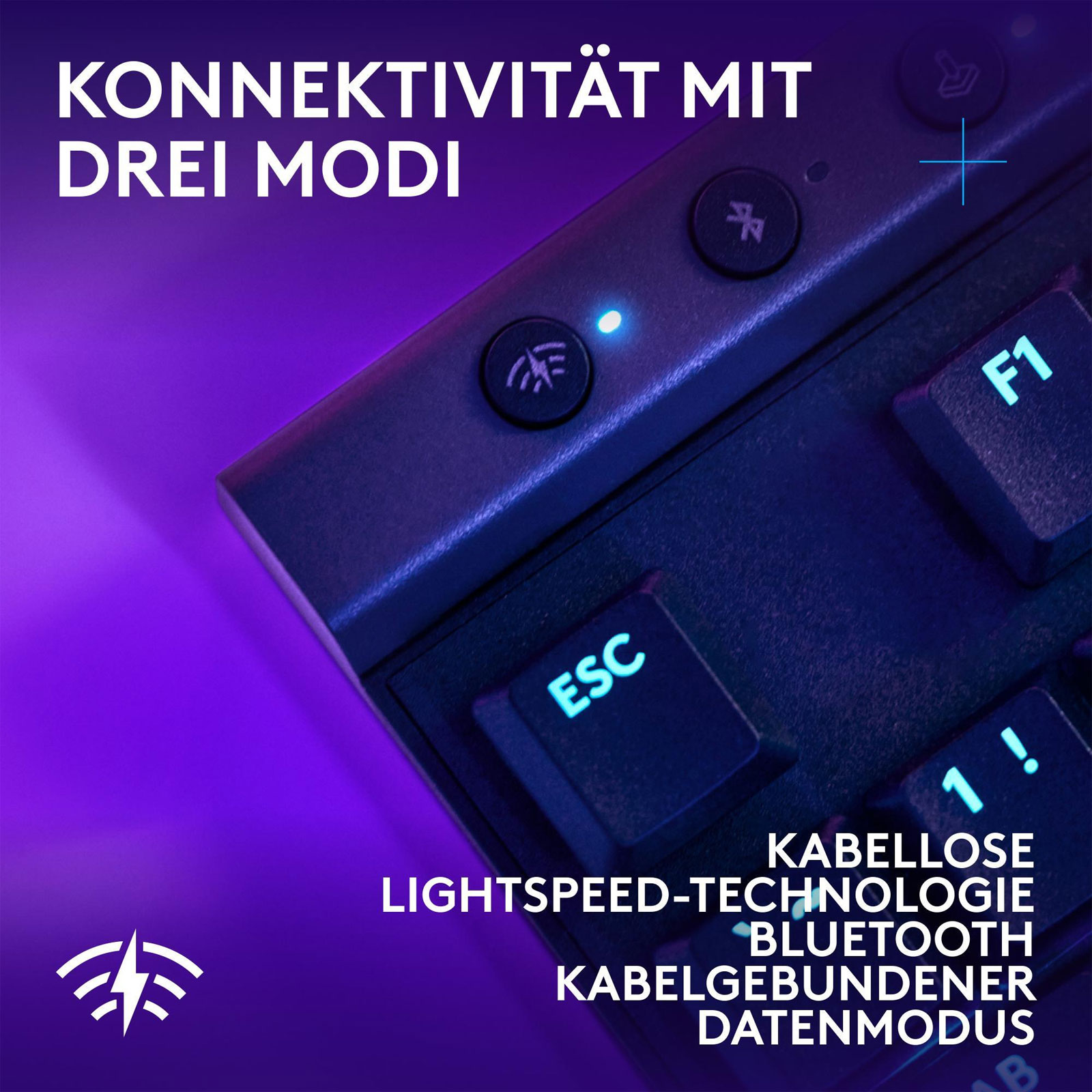 LOG G515 LIGHTSPEED TKL BLACK