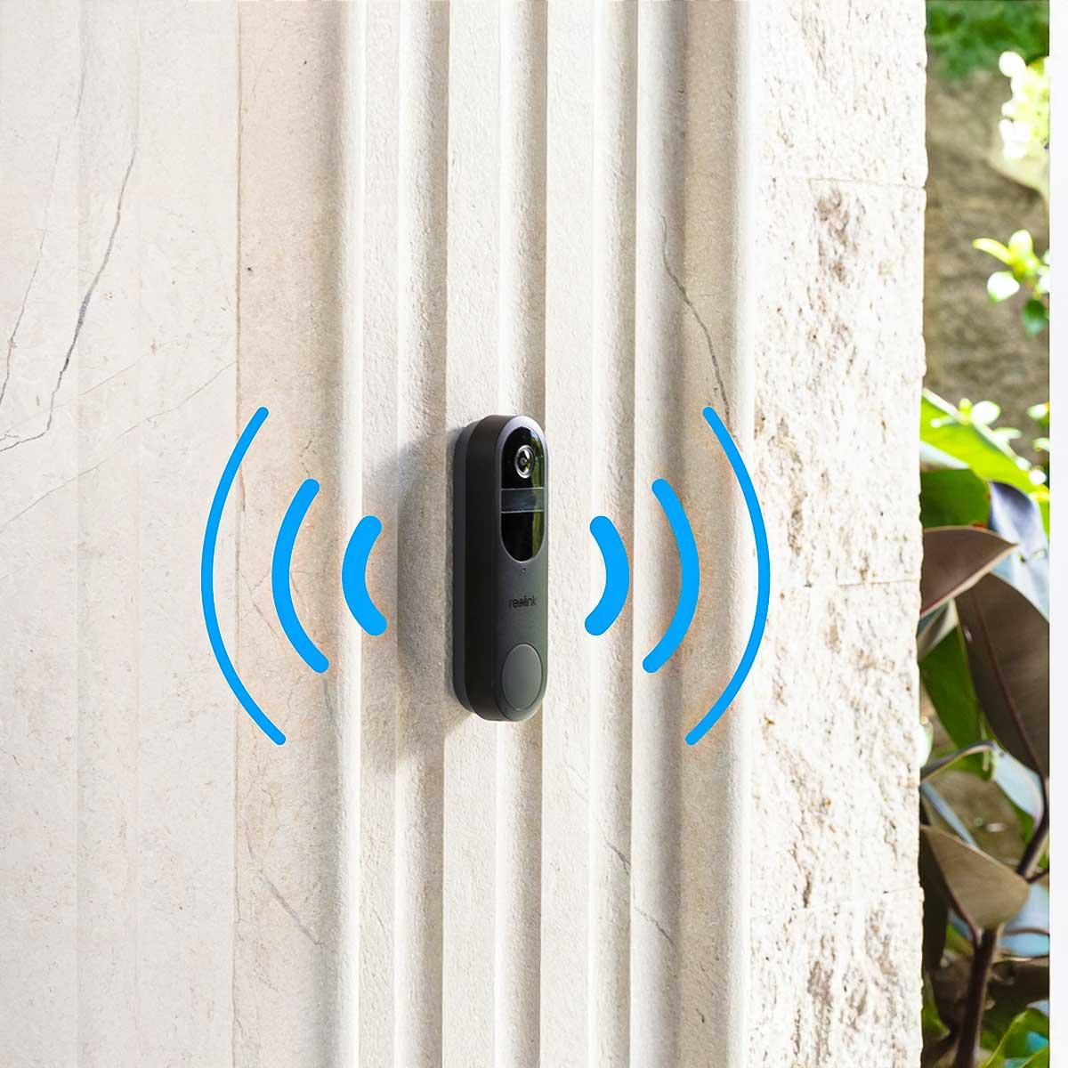 Reolink D340B Video Doorbell + Reolink Chime + 64GB MicroSD Türklingel + Kamera