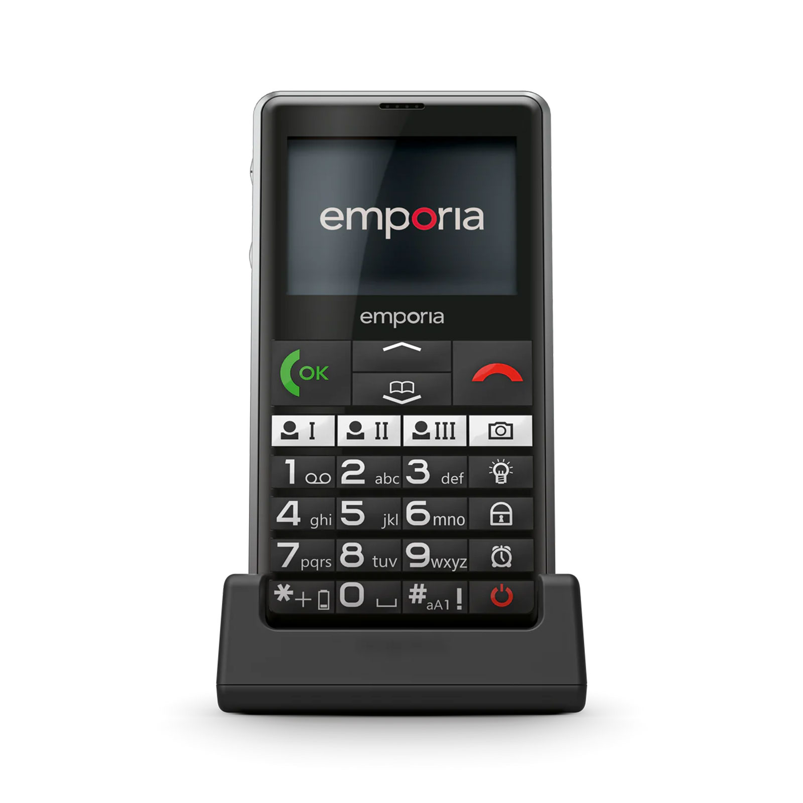 Emporia PURE-LTE, Schwarz - Modell 2025 Handy (Seniorenhandy)