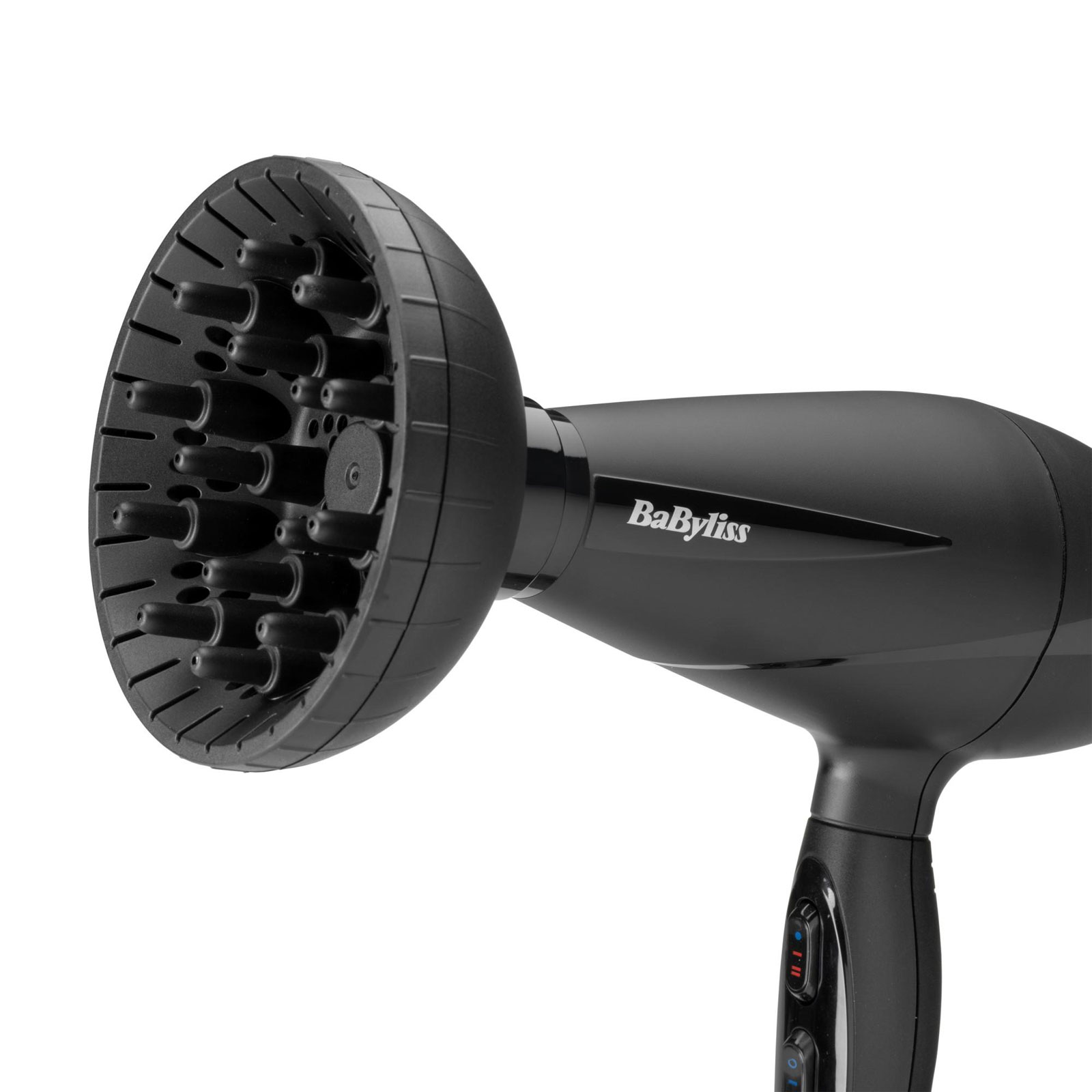 BABYLISS Haartrockner 6710DE Turbo Pro 2100 (2.100 Watt, AC-Motor, 2 Temperatur-/ 2 Geschwindigkeitsstufen, feststellbare Kaltlufttaste, Ionen-Technologie, 2 Zentrierdüsen, Diffusor, 2,8 m Kabel, Made in Italy)