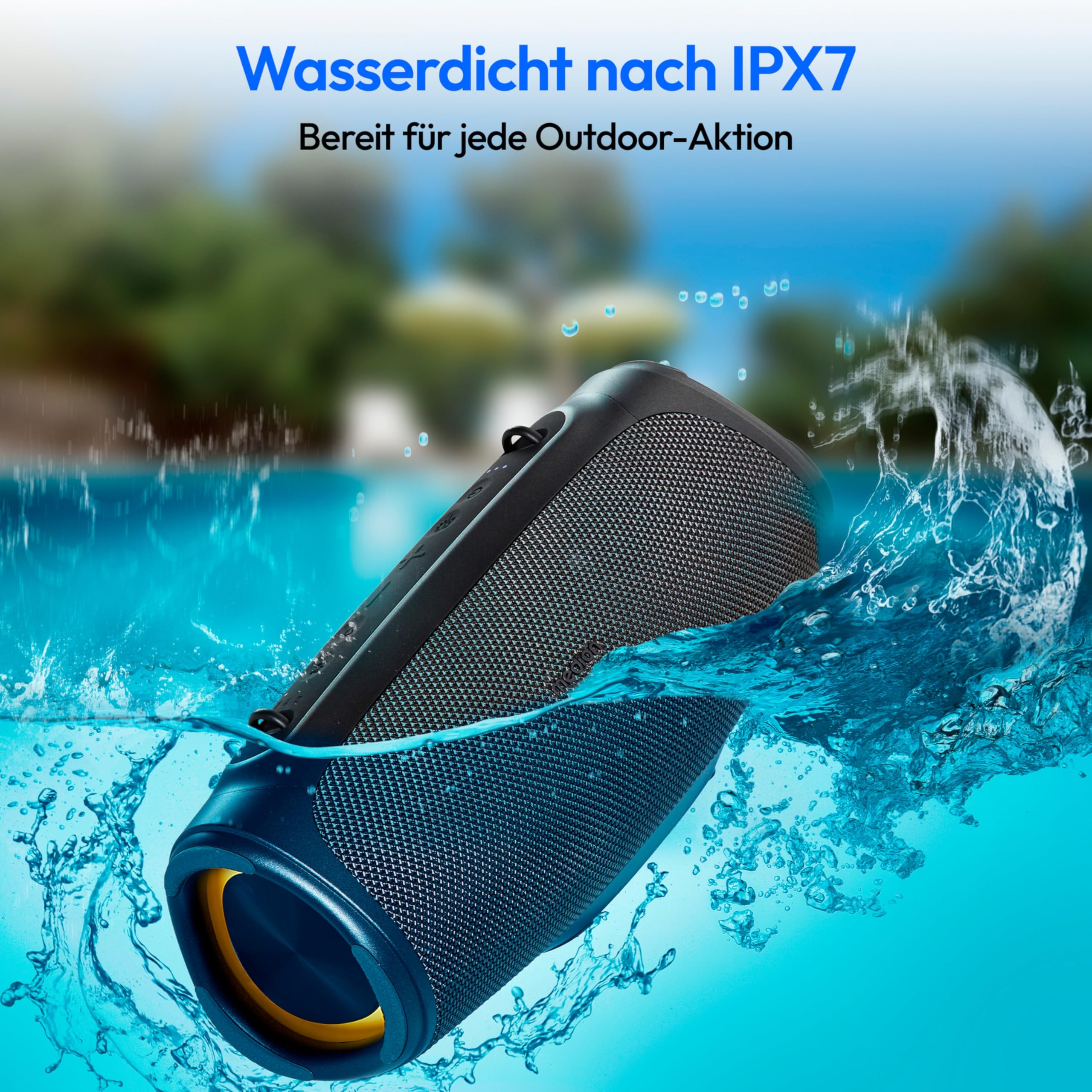 MEDION P61746 tragbarer Bluetooth Lautsprecher