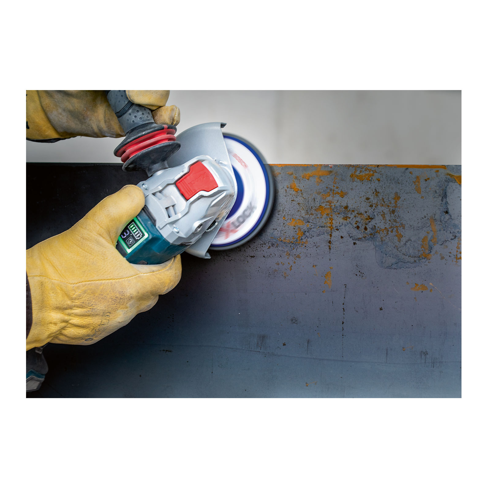 Bosch Professional X-LOCK Grobreinigungsscheibe N377, 125mm Schleifscheibe