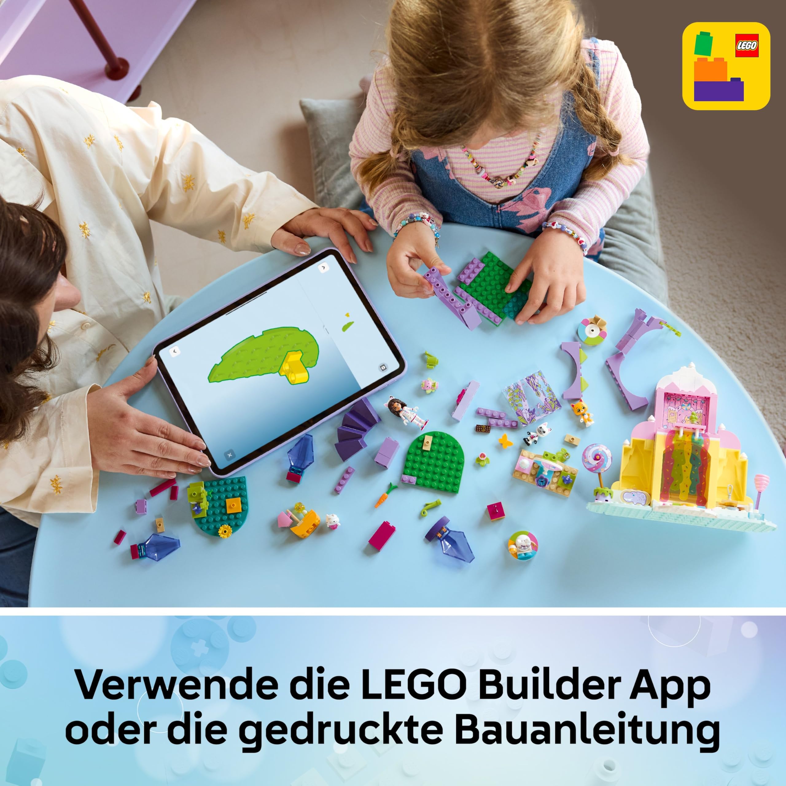 LEGO Gabbys Puppenhaus Zuckerguss-Gebirge und Kätzchen-Garten (11205)
