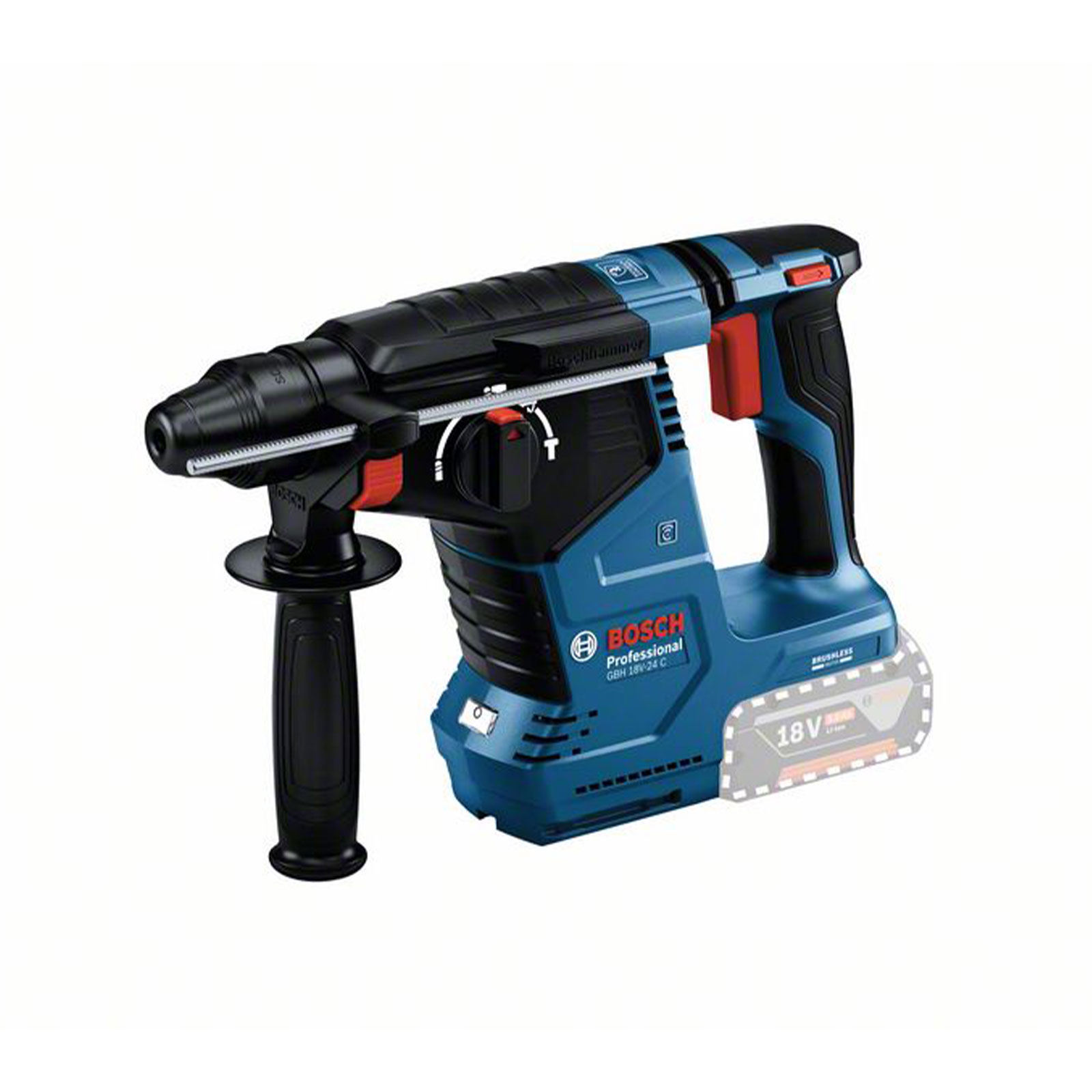 Bosch Professional Akku-Bohrhammer mit SDS plus GBH 18V-24 C