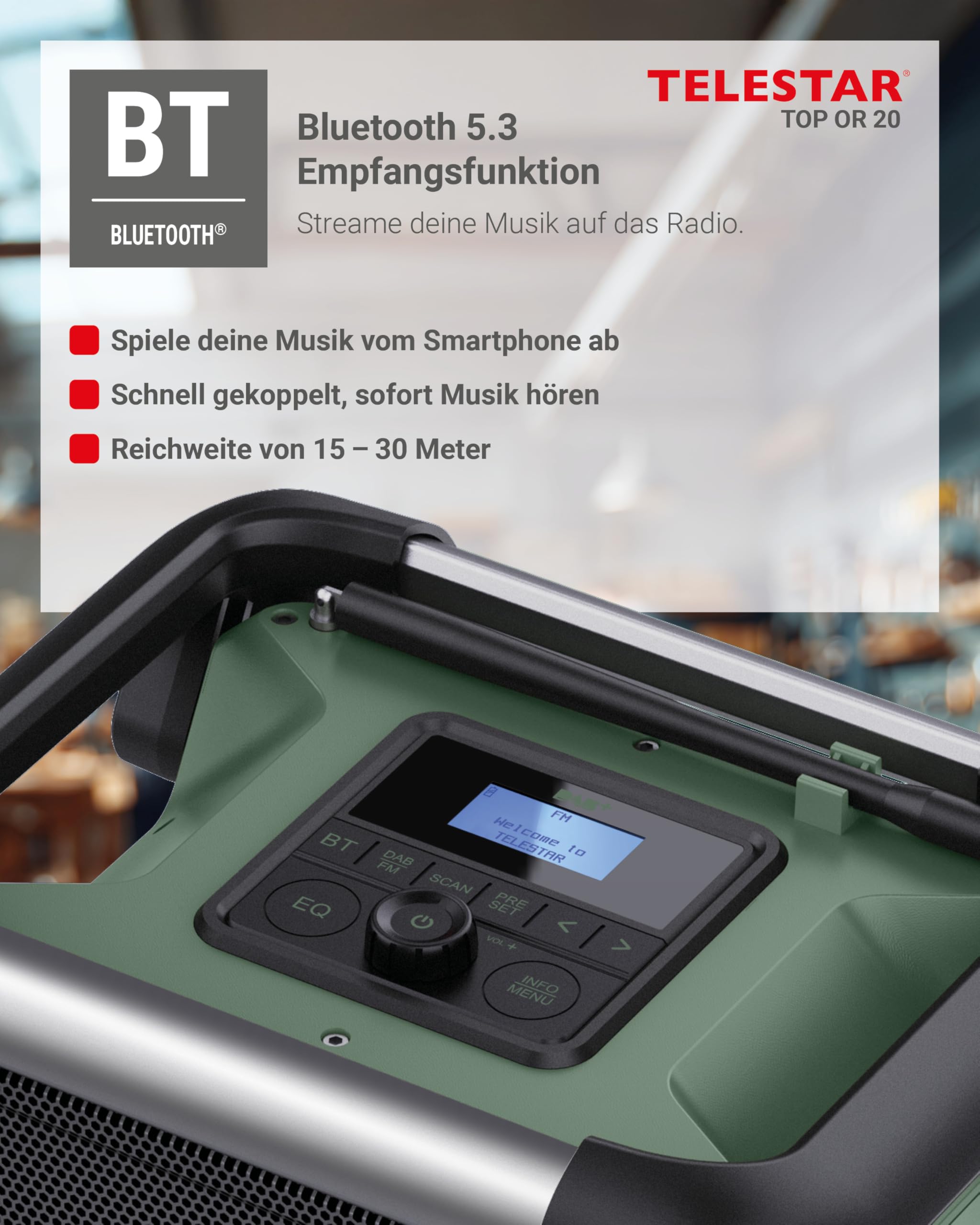 TELESTAR TOP OR 20 – Baustellenradio