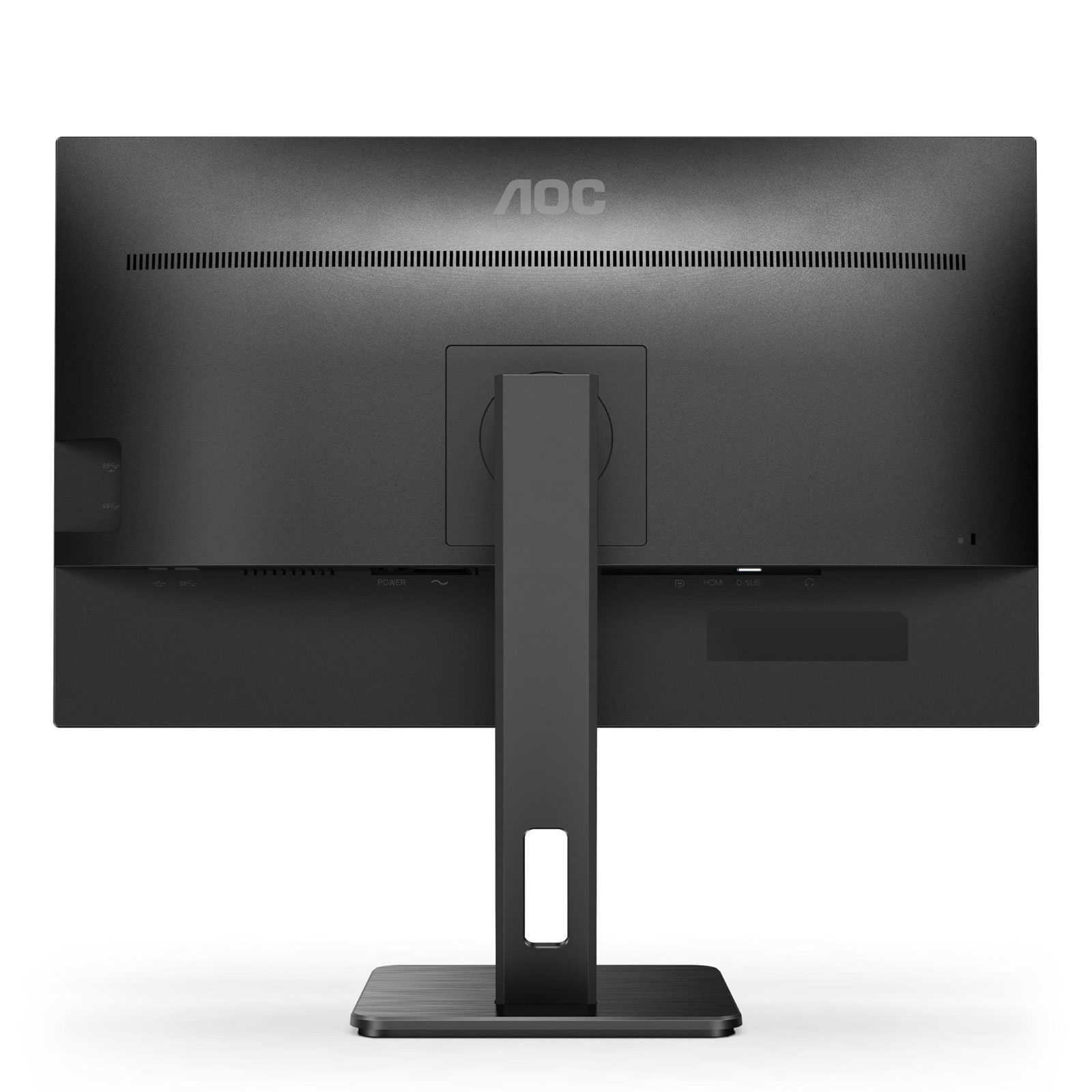 AOC Monitor Q27P2Q, P2, Schwarz, 27 Zoll, WQHD, IPS, 75 Hz, 4 ms (USB, HDMI, DisplayPort, höhenverstellbar, neigbar, schwenkbar, Pivot)