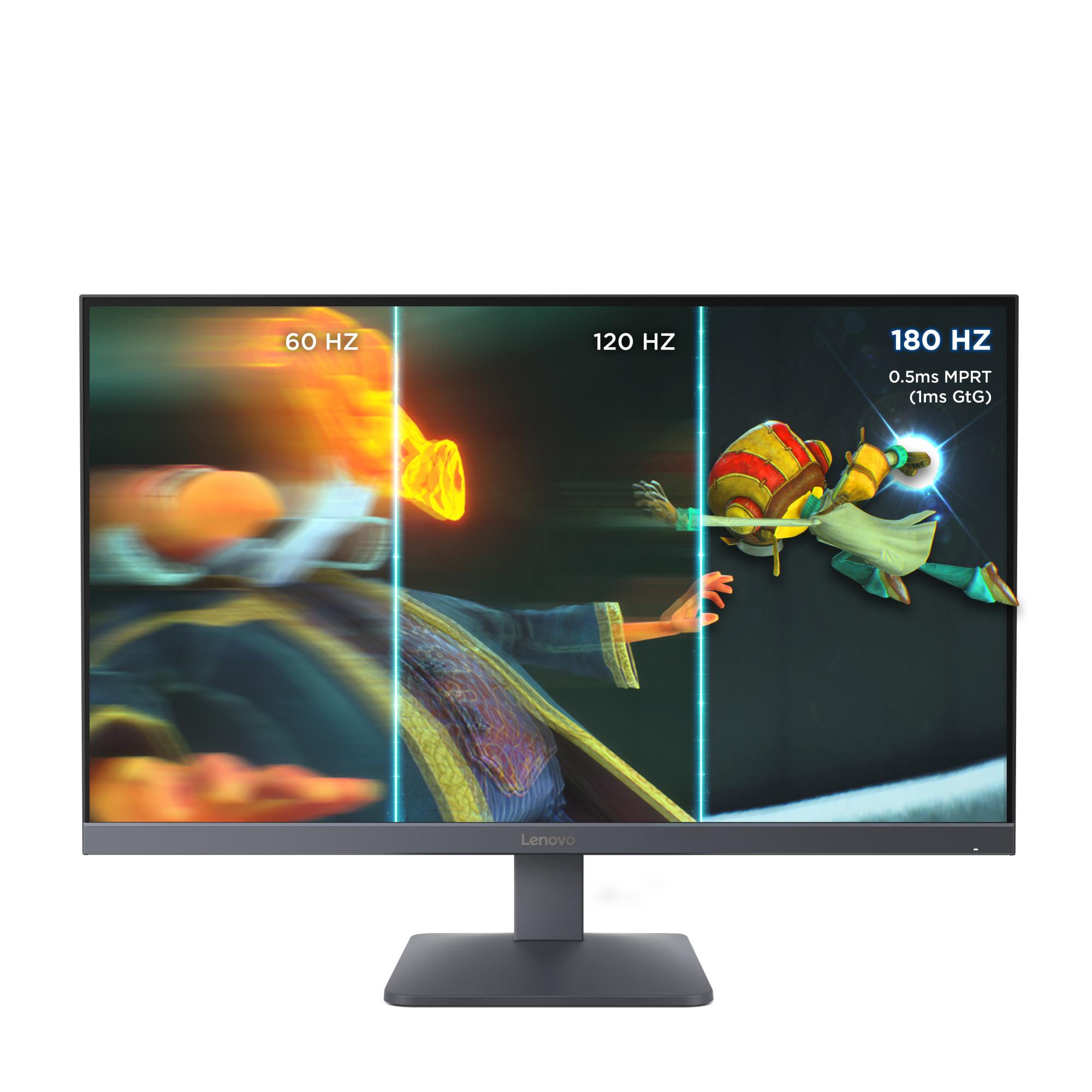 Lenovo LOQ 27Q-10, Schwarz, 27 Zoll, QHD, IPS, 180 Hz, 0,5 ms Gaming-Monitor