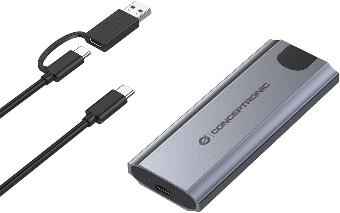 Conceptronic DANTE05G M.2 NVMe SSD-Gehäuse USB 3.2 Gen 2