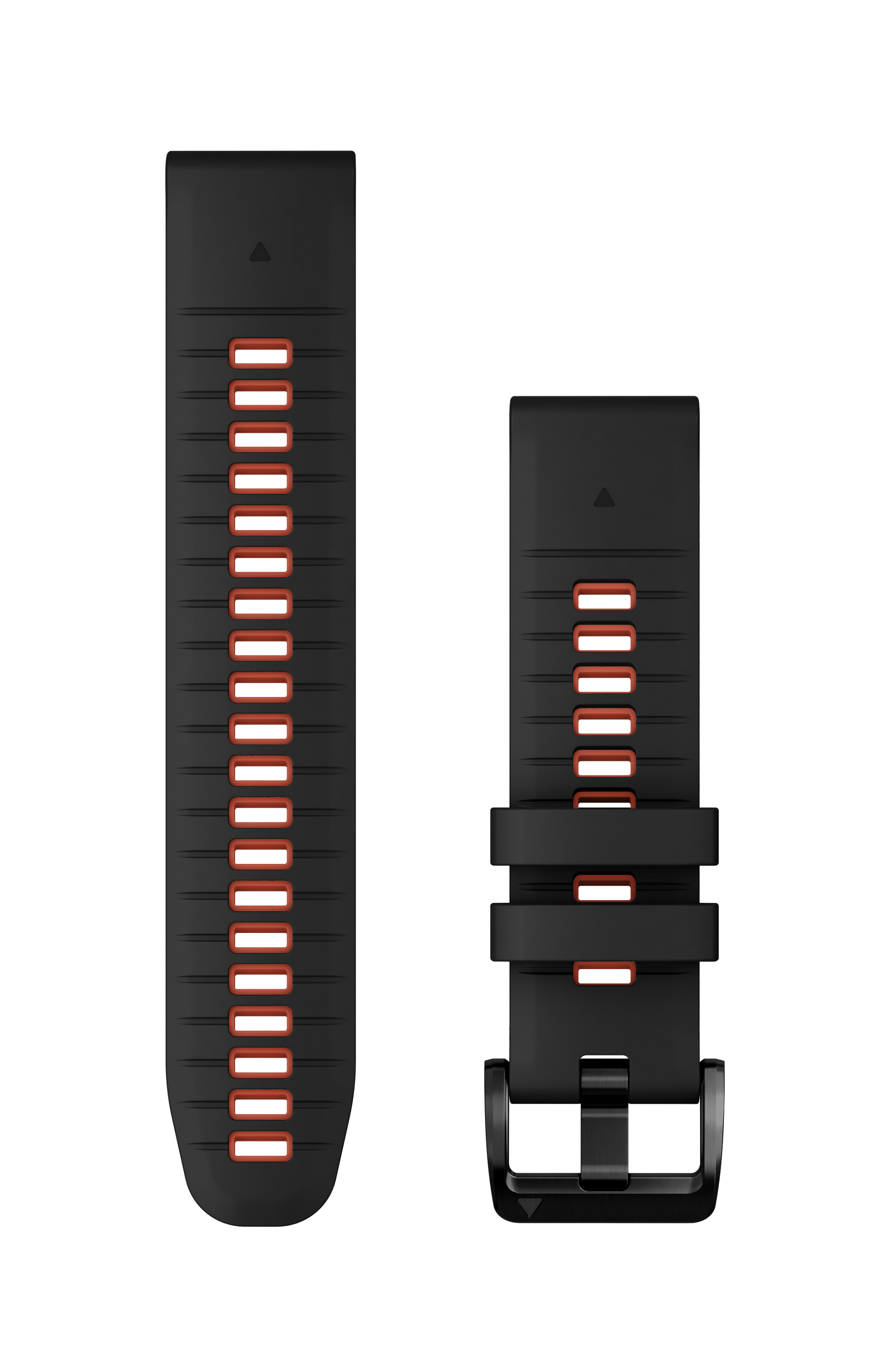 Garmin Quickfit-Armbänder (22 mm) Silikon, Schwarz/Rot