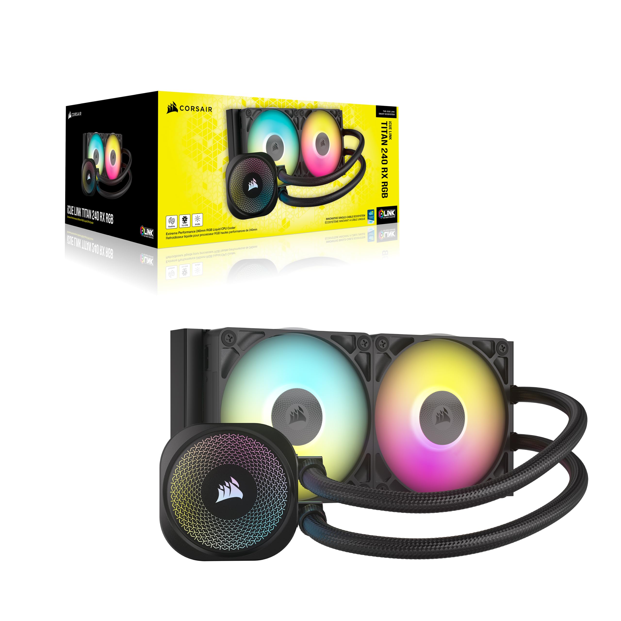 Corsair iCUE LINK Titan 240 RX RGB-Kühler für CPU
