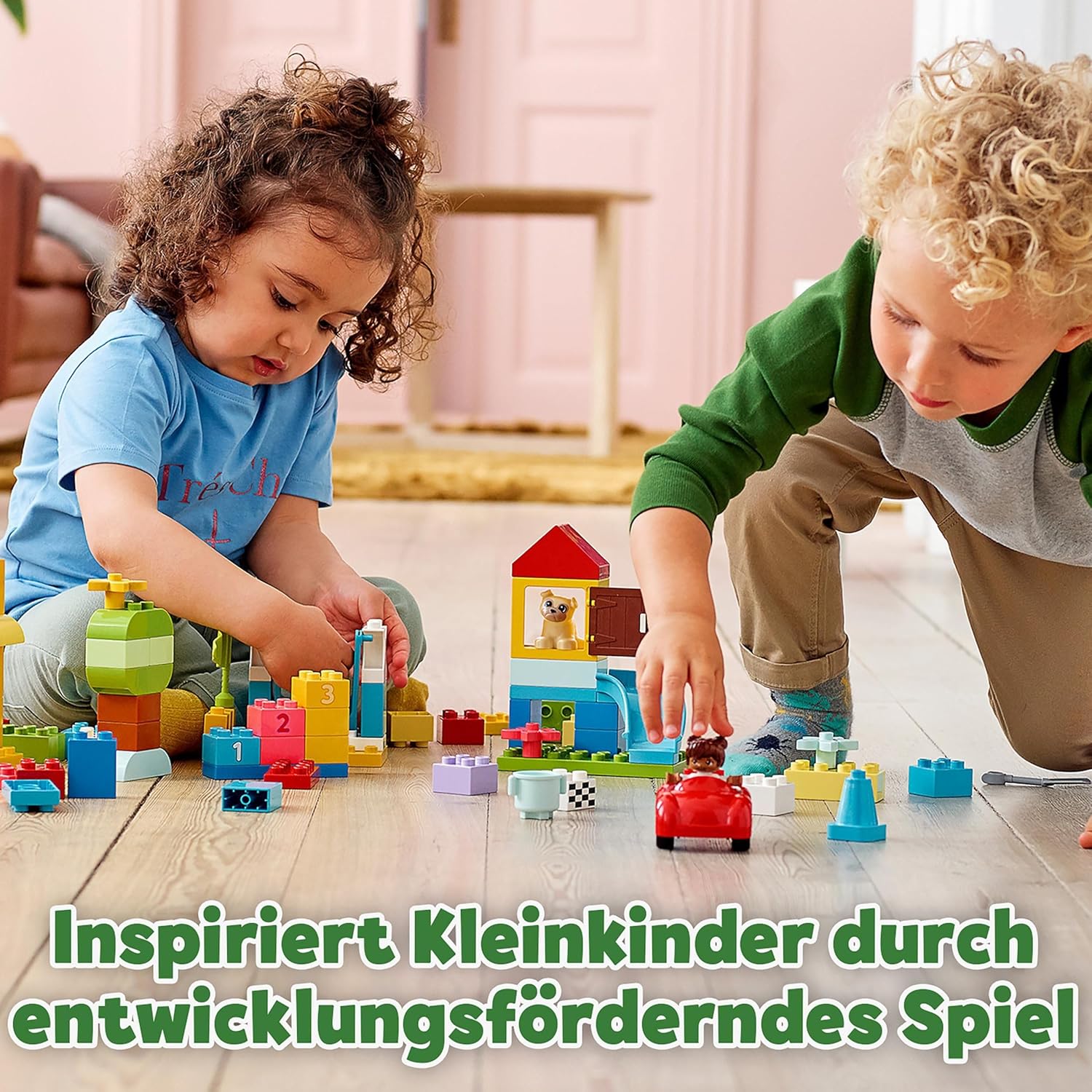 LEGO DUPLO Classic Steinebox - Montessori Spielzeug ab 1 Jahr
