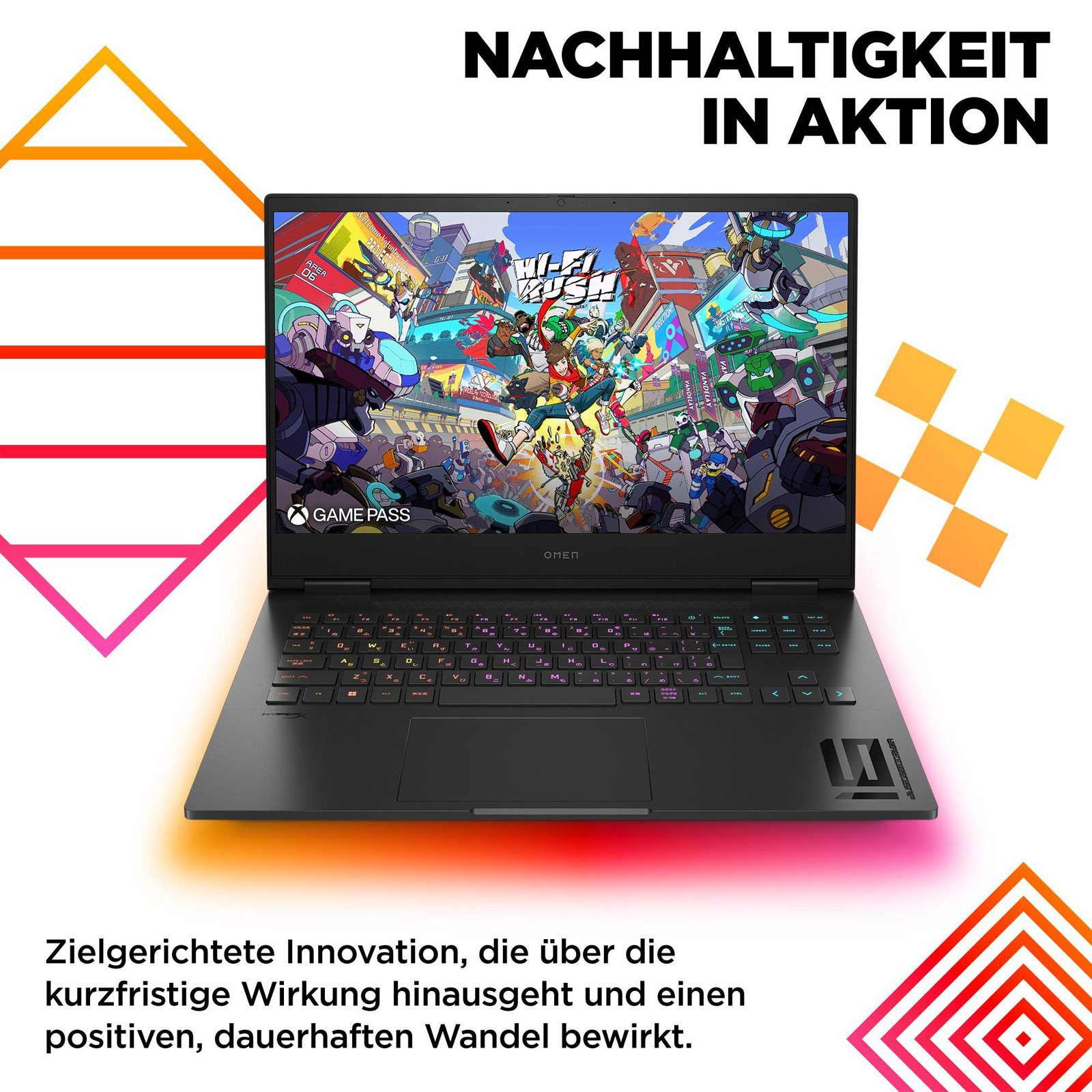 HP OMEN Notebook OMEN 16-wf1676ng, , 16,1 Zoll, Full HD, Intel Core i7-14700HX, 32 GB, 1 TB M.2 SSD, RTX 4070