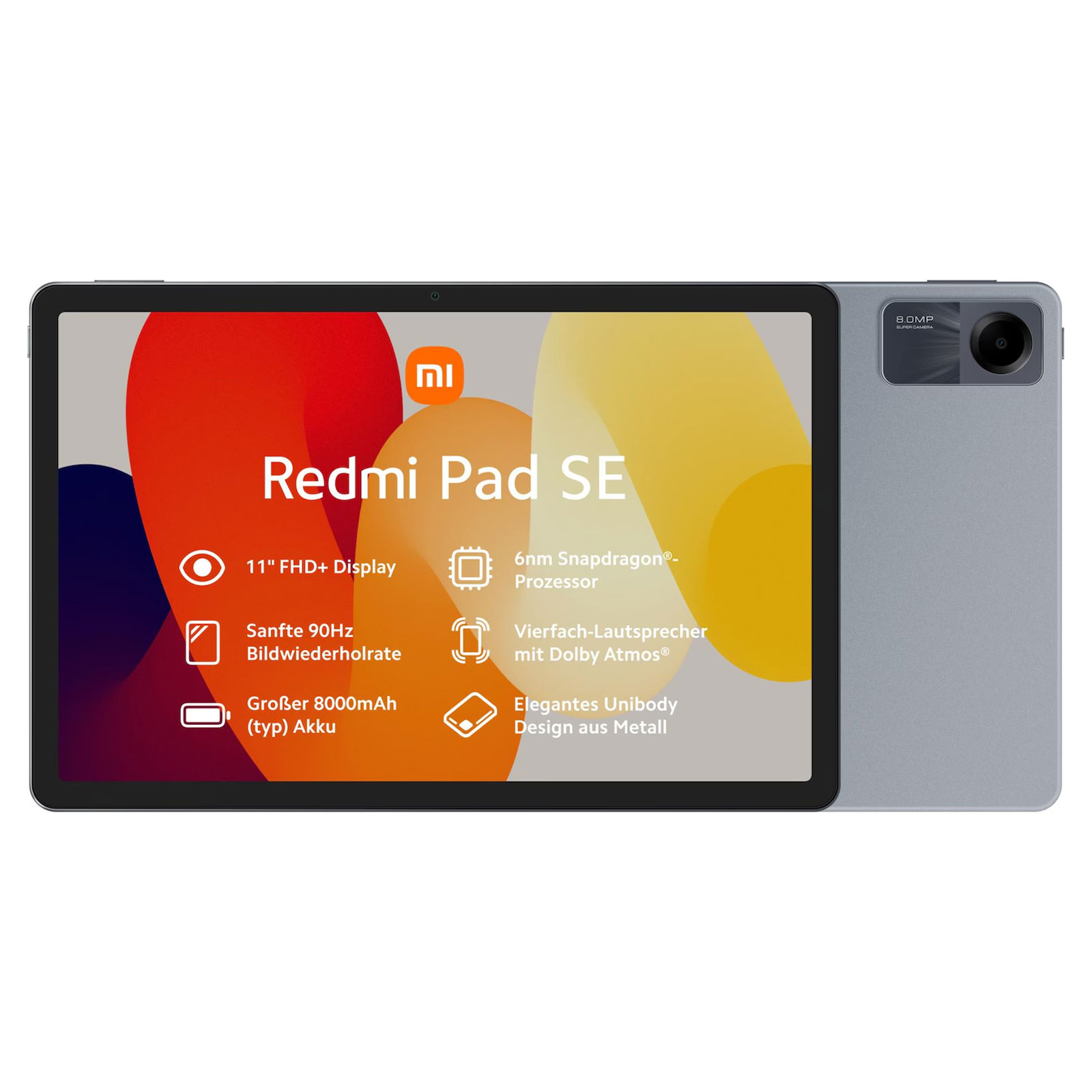 Xiaomi Redmi Pad SE, 11 Zoll, WUXGA, 4 GB, 128 GB, Grau