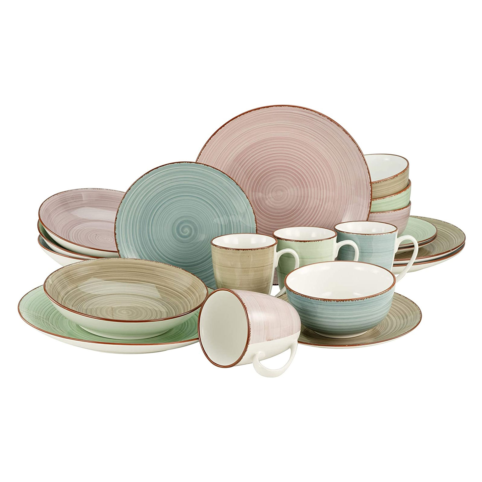 CreaTable 22583 SAMBA Geschirrset 20 teilig