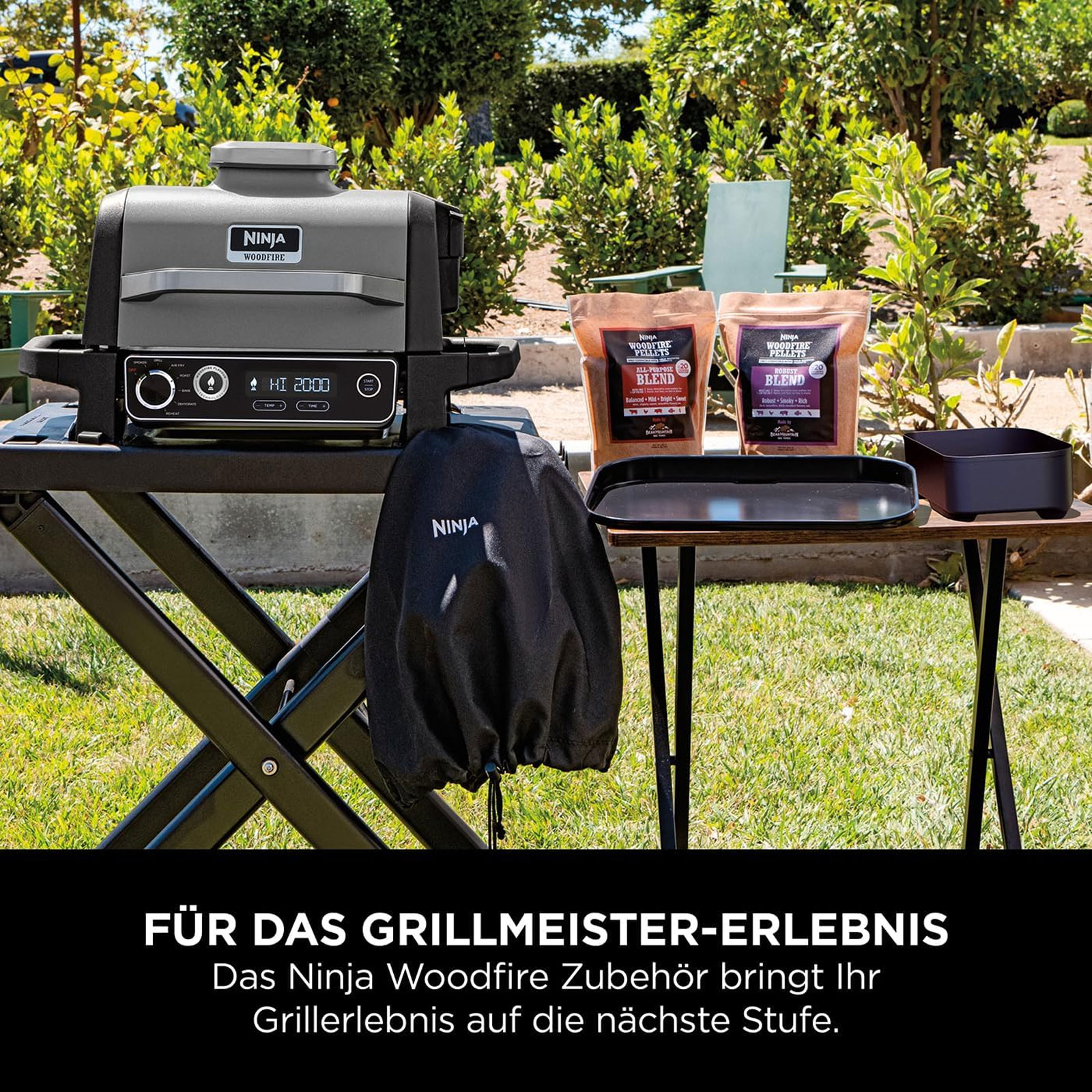 Ninja Woodfire Grillabdeckung (kompatibel mit Ninja Woodfire OG701DE/EU)