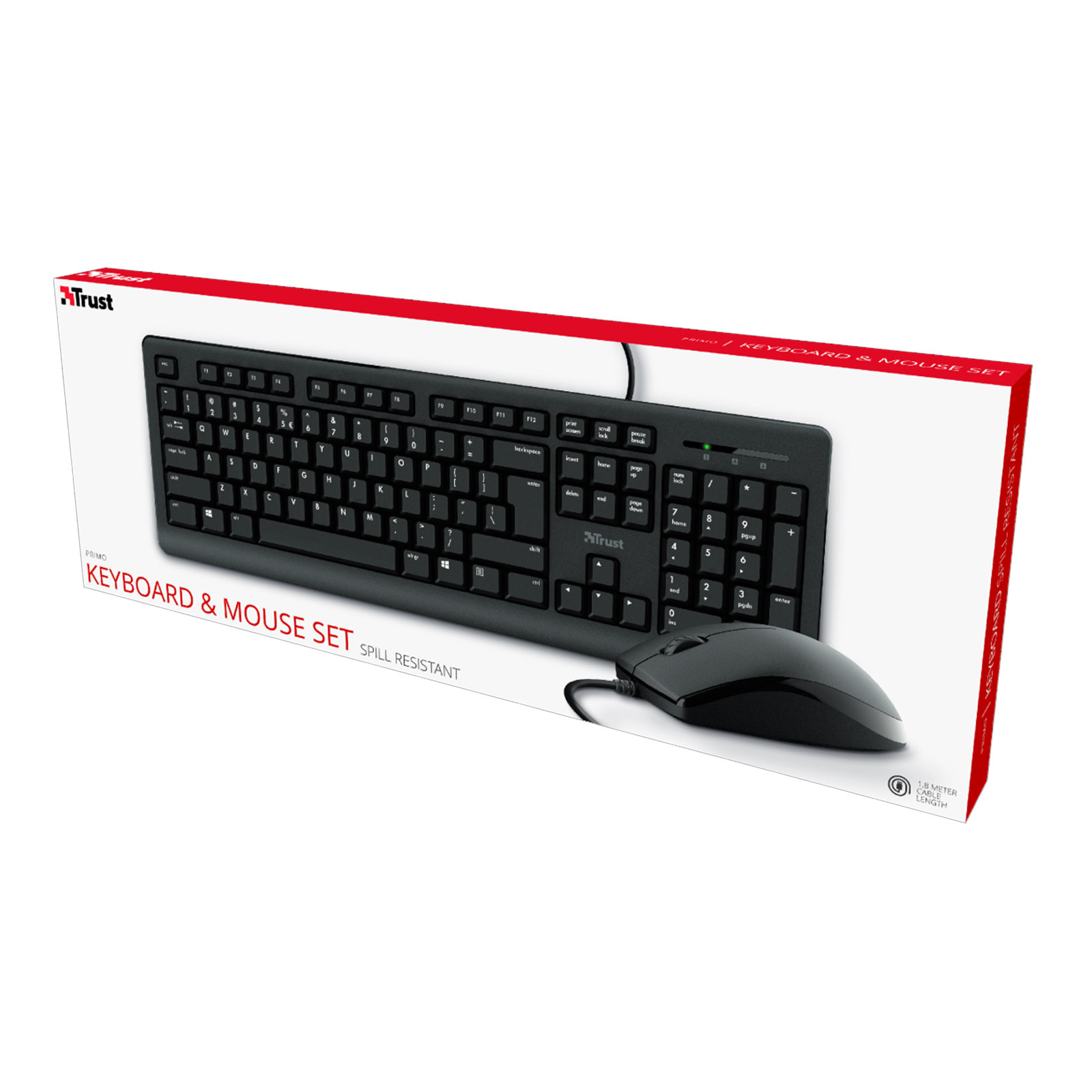 Trust Primo Keyboard and Mouse Set DE