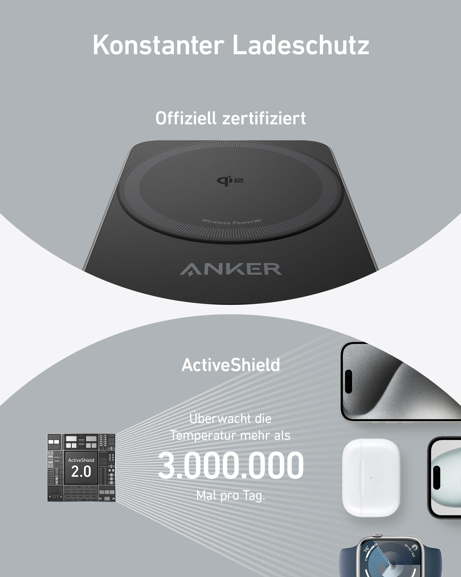 Anker MagGo 3-in-1 Ladestation