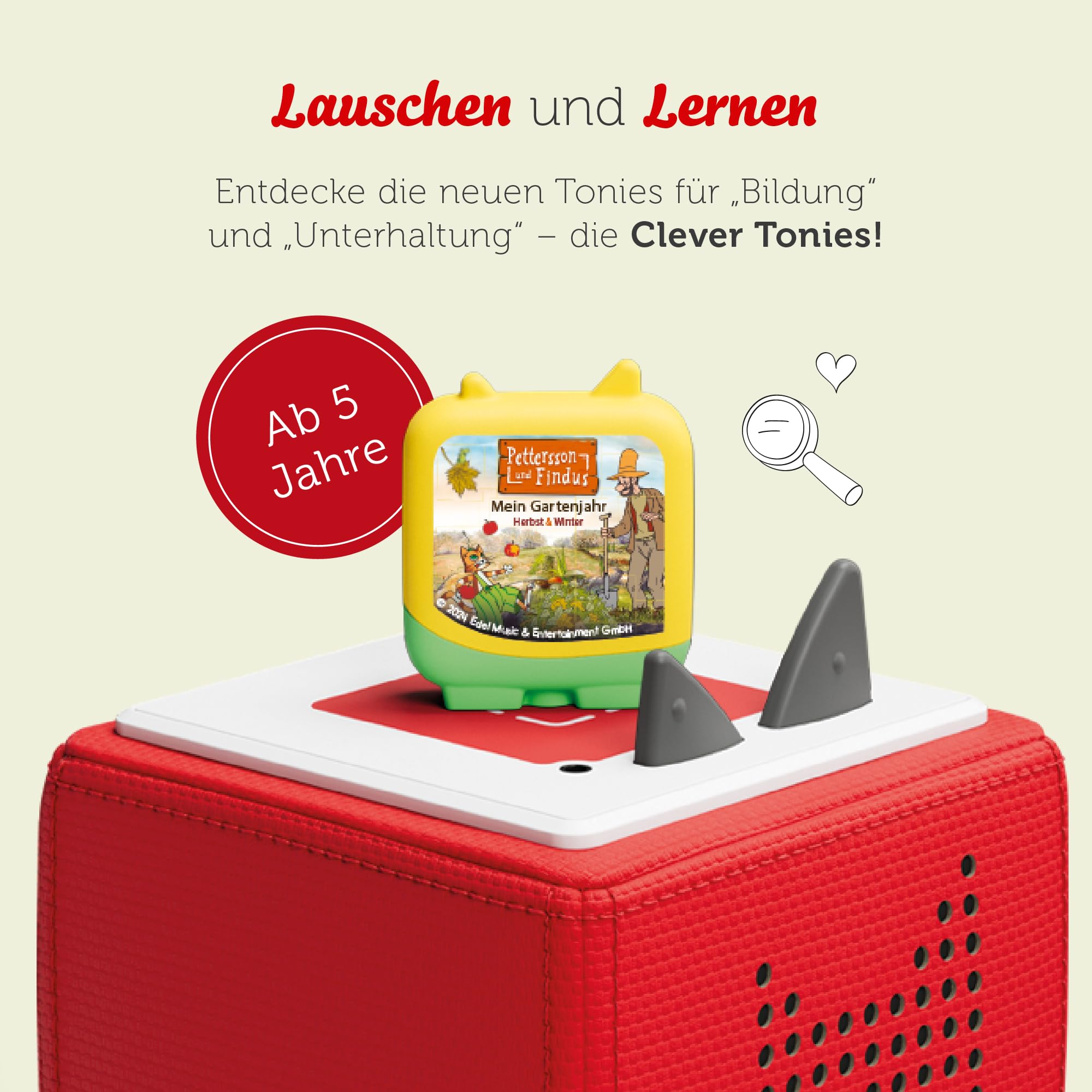 tonies Clever Toniebox, Pettersson und Findus – Findus erklärt die Welt