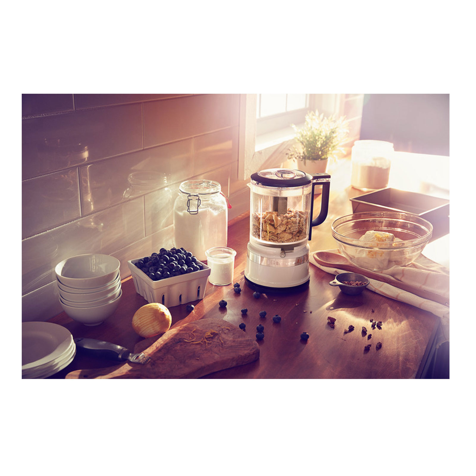 KitchenAid 5KFC0516EBY Food Processor inkl. 2 Krug & Deckel