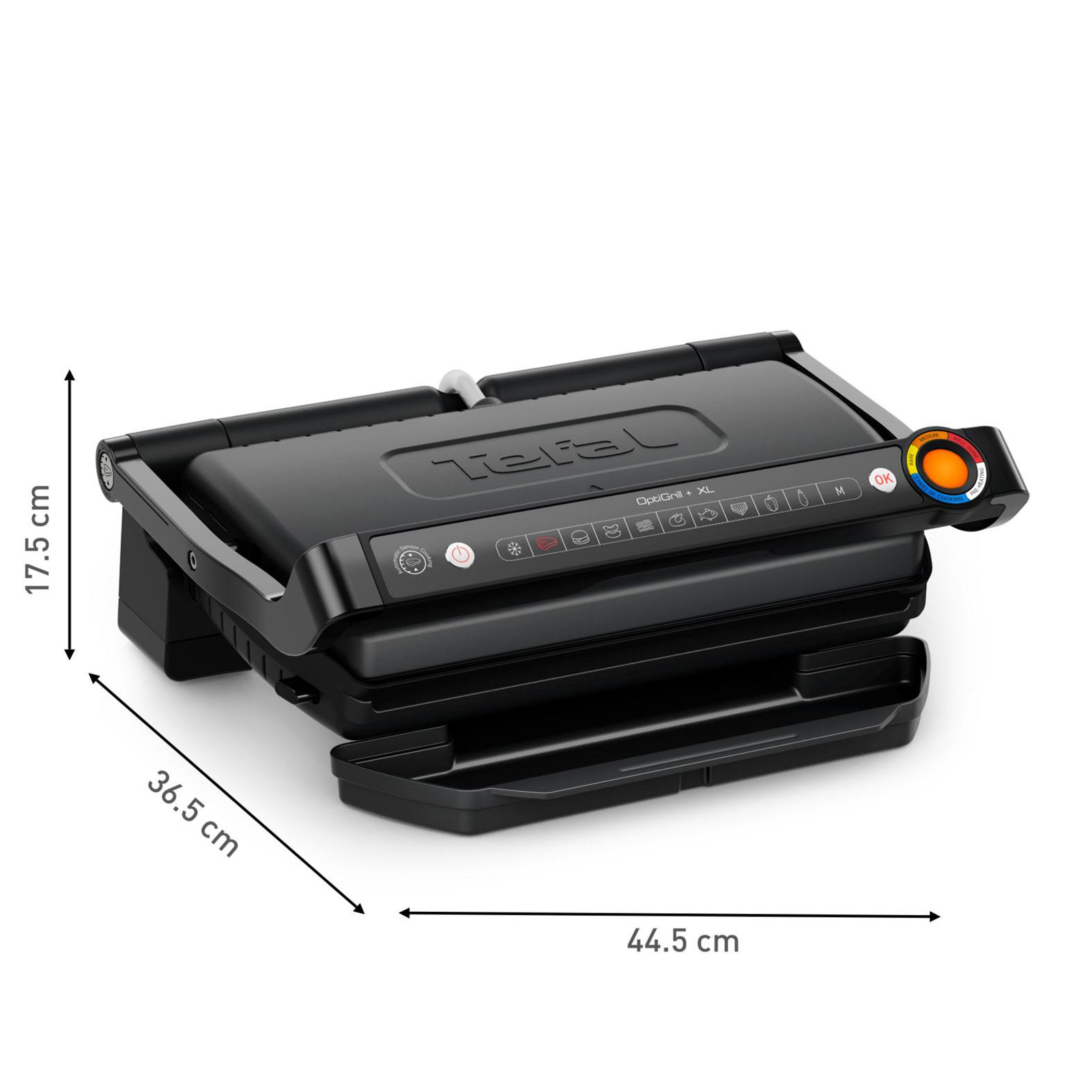 Tefal Kontaktgrill GC7278 OptiGrill+ Upgrade XL 2.000 Watt Leistung