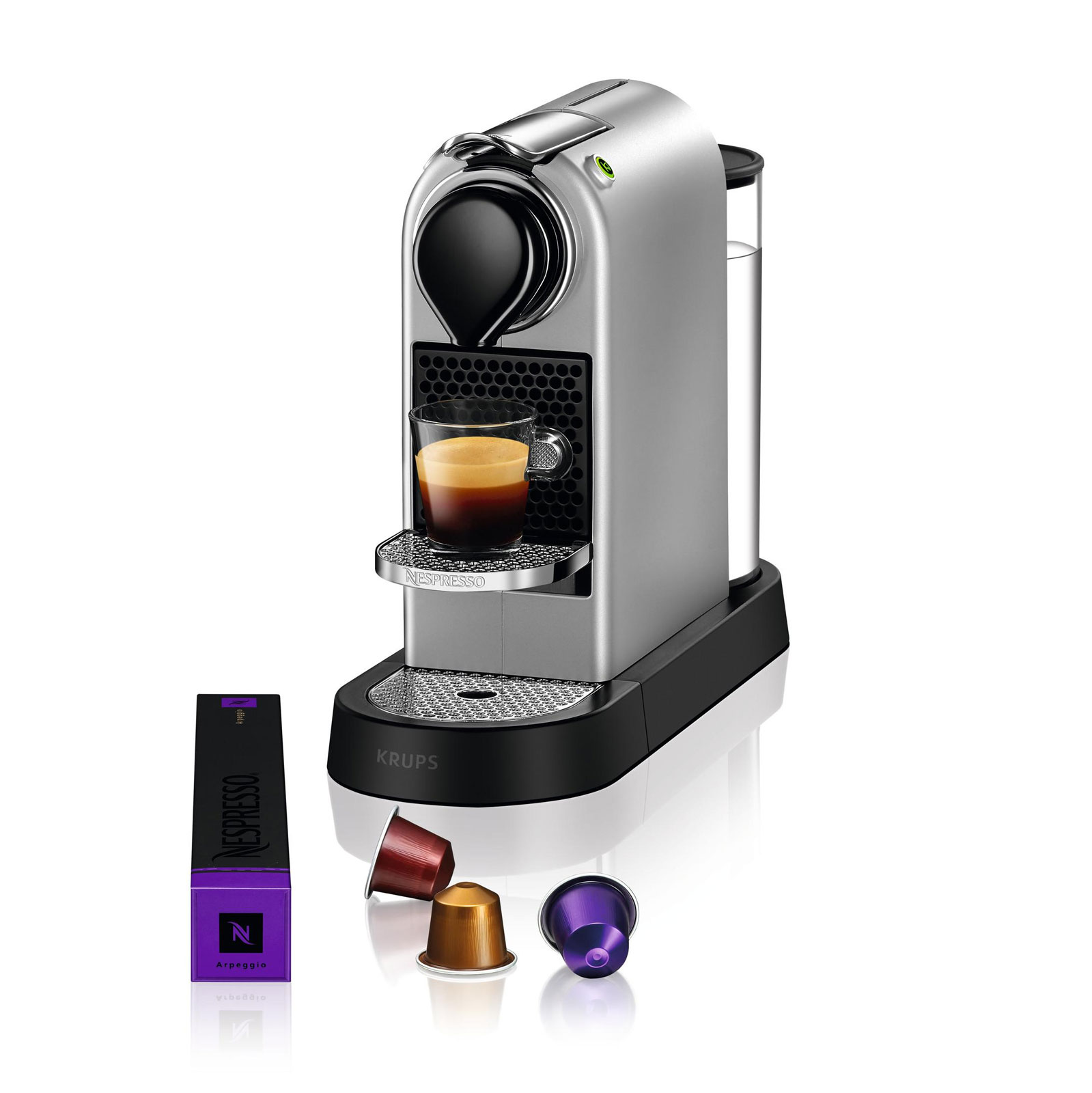Krups XN 741B Nespresso CitiZ Silber Krups XN 741B Nespresso CitiZ Silber